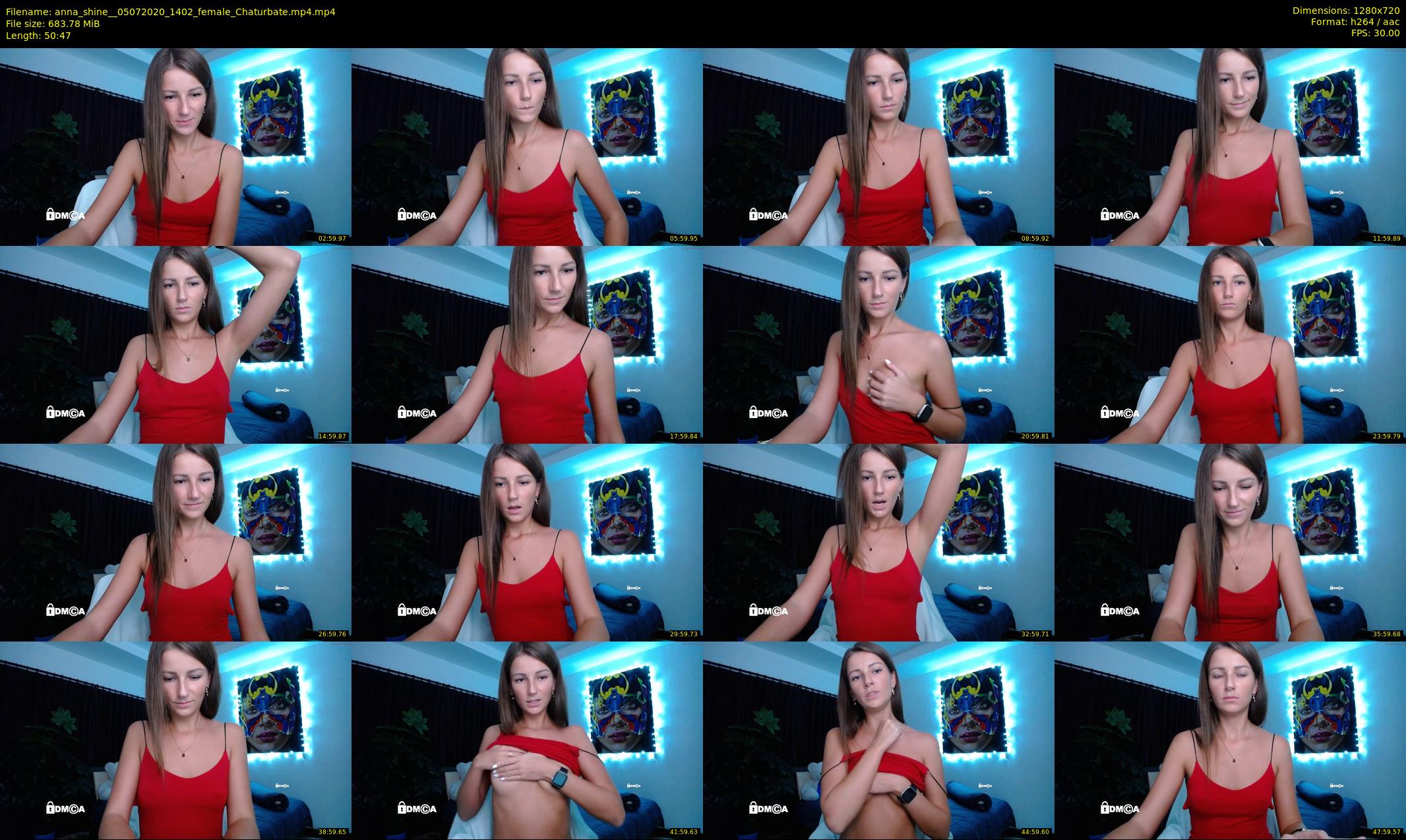 anna_shine_ — 51 minute Chaturbate female cam show recording, 720p, Jul 5, 2020