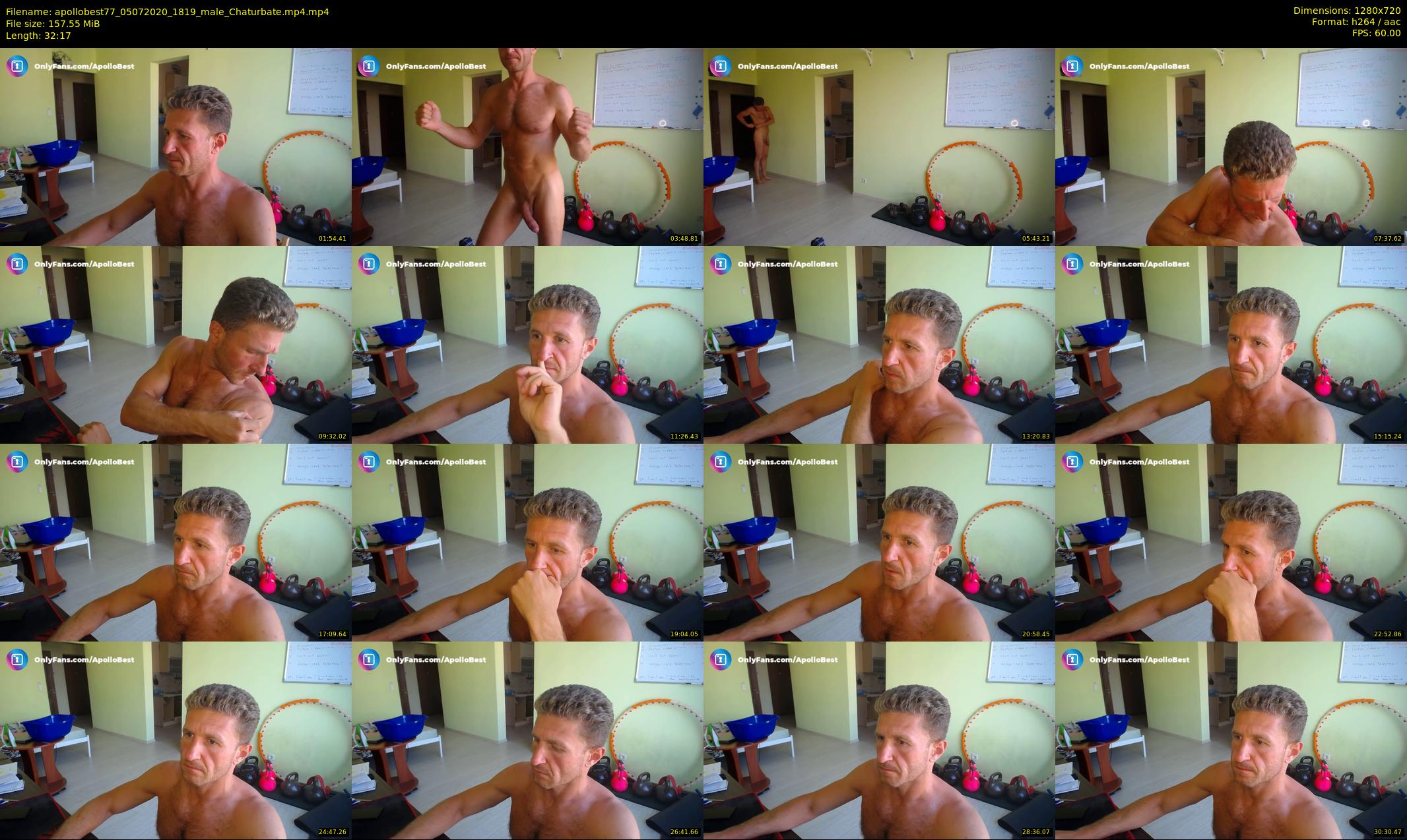 apollobest77 — 33 minute Chaturbate male cam show recording, 720p, Jul 5, 2020