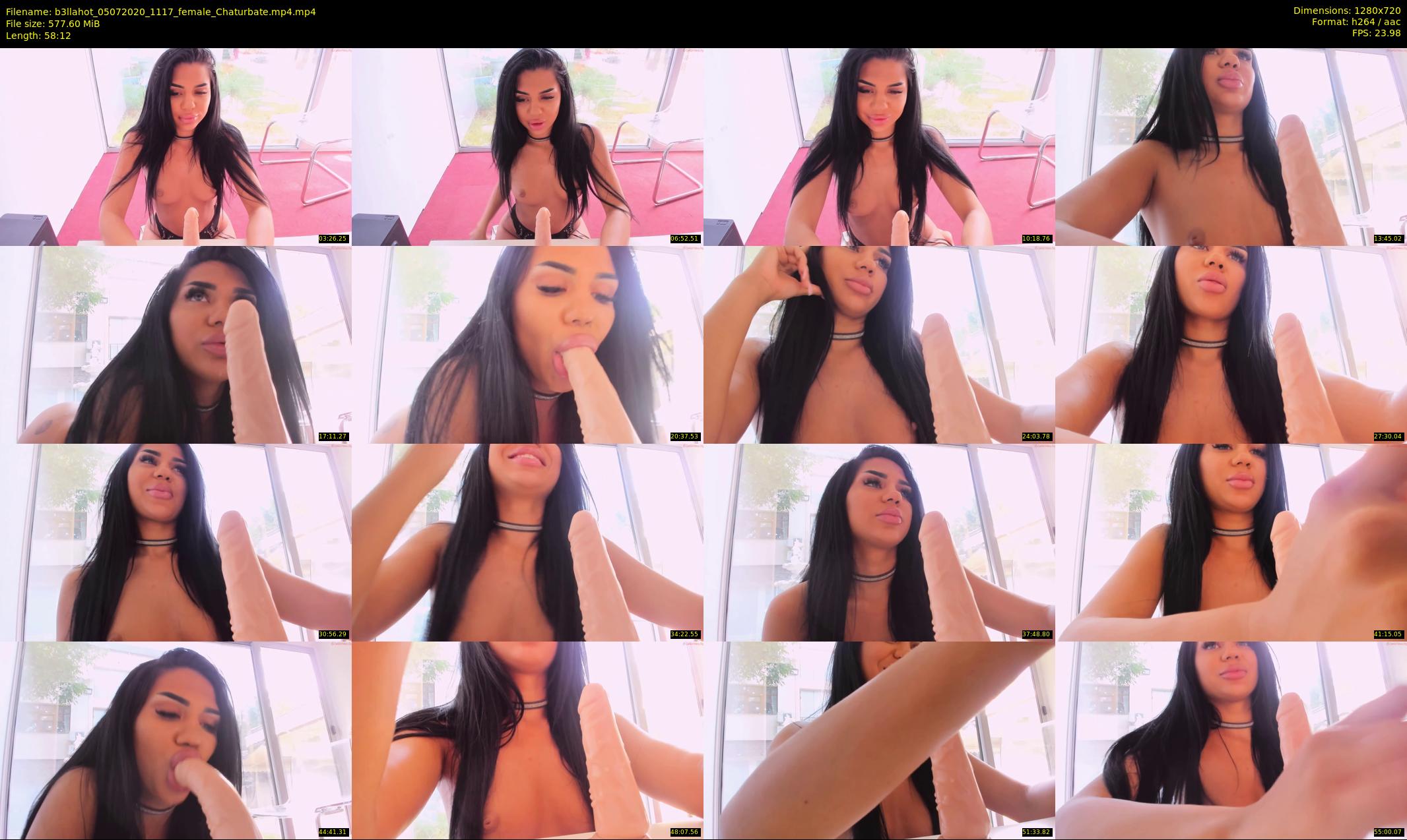 b3llahot — 59 minute Chaturbate female cam show recording, 720p, Jul 5, 2020