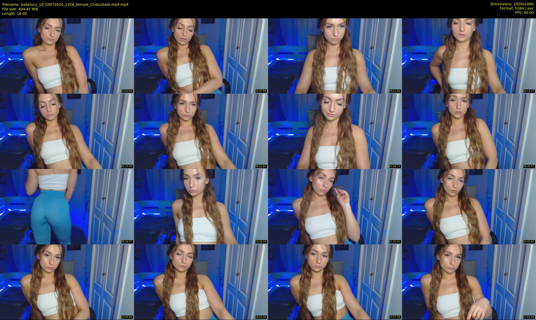 babelucy_18 — 18 minute Chaturbate female cam show recording, 1080p, Jul 5, 2020