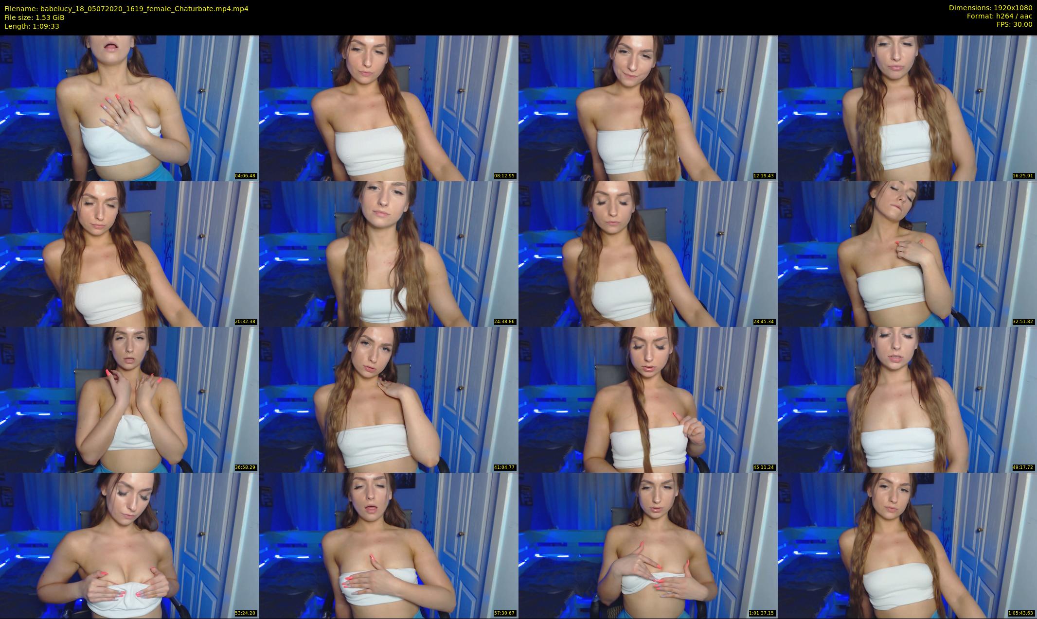 babelucy_18 — 70 minute Chaturbate female cam show recording, 1080p, Jul 5, 2020