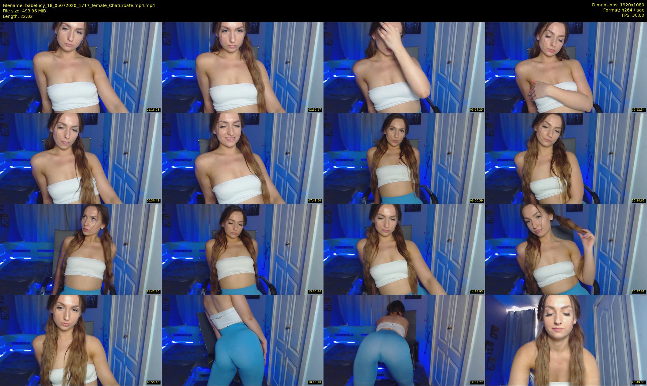 babelucy_18 — 23 minute Chaturbate female cam show recording, 1080p, Jul 5, 2020