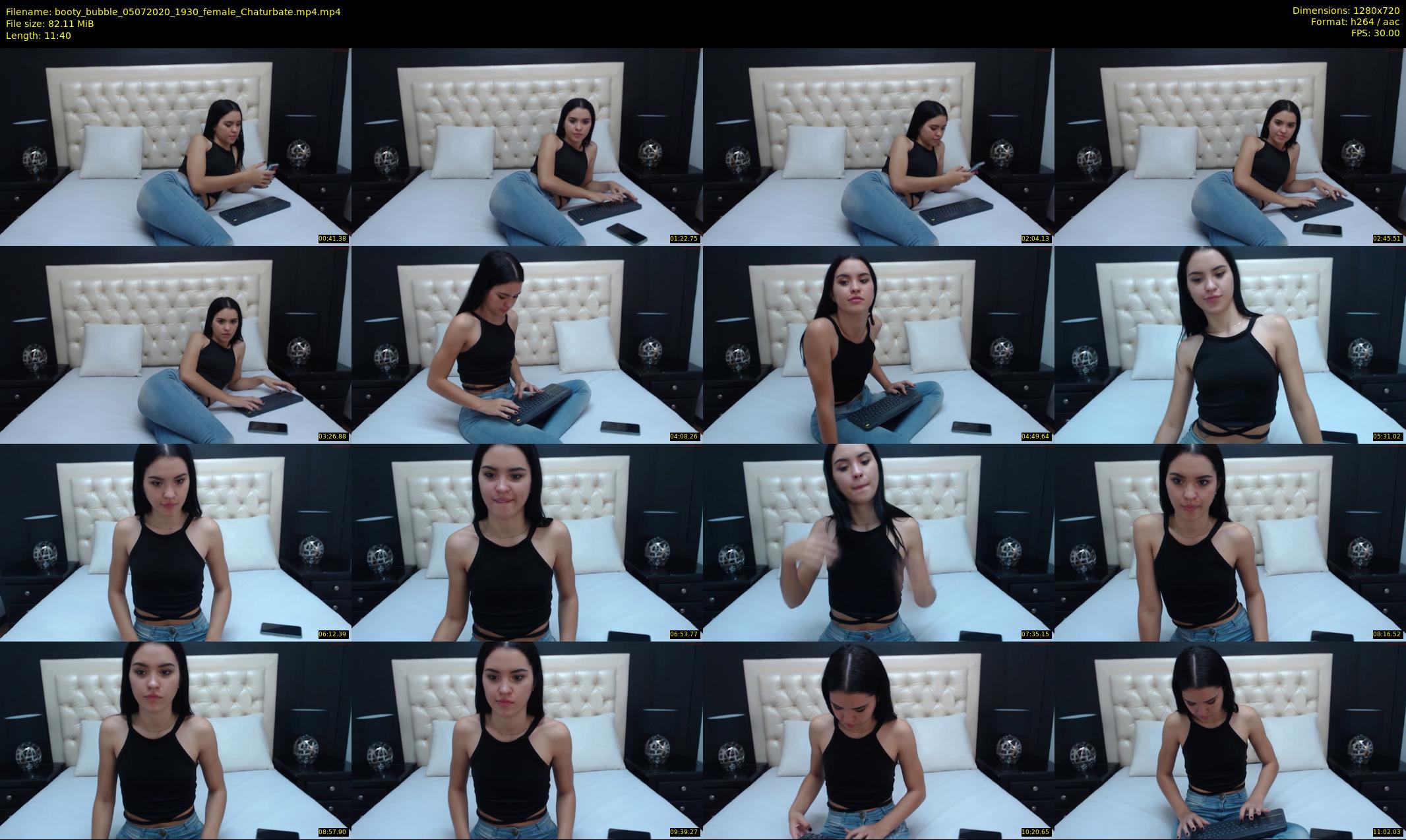 booty_bubble — 12 minute Chaturbate female cam show recording, 720p, Jul 5, 2020