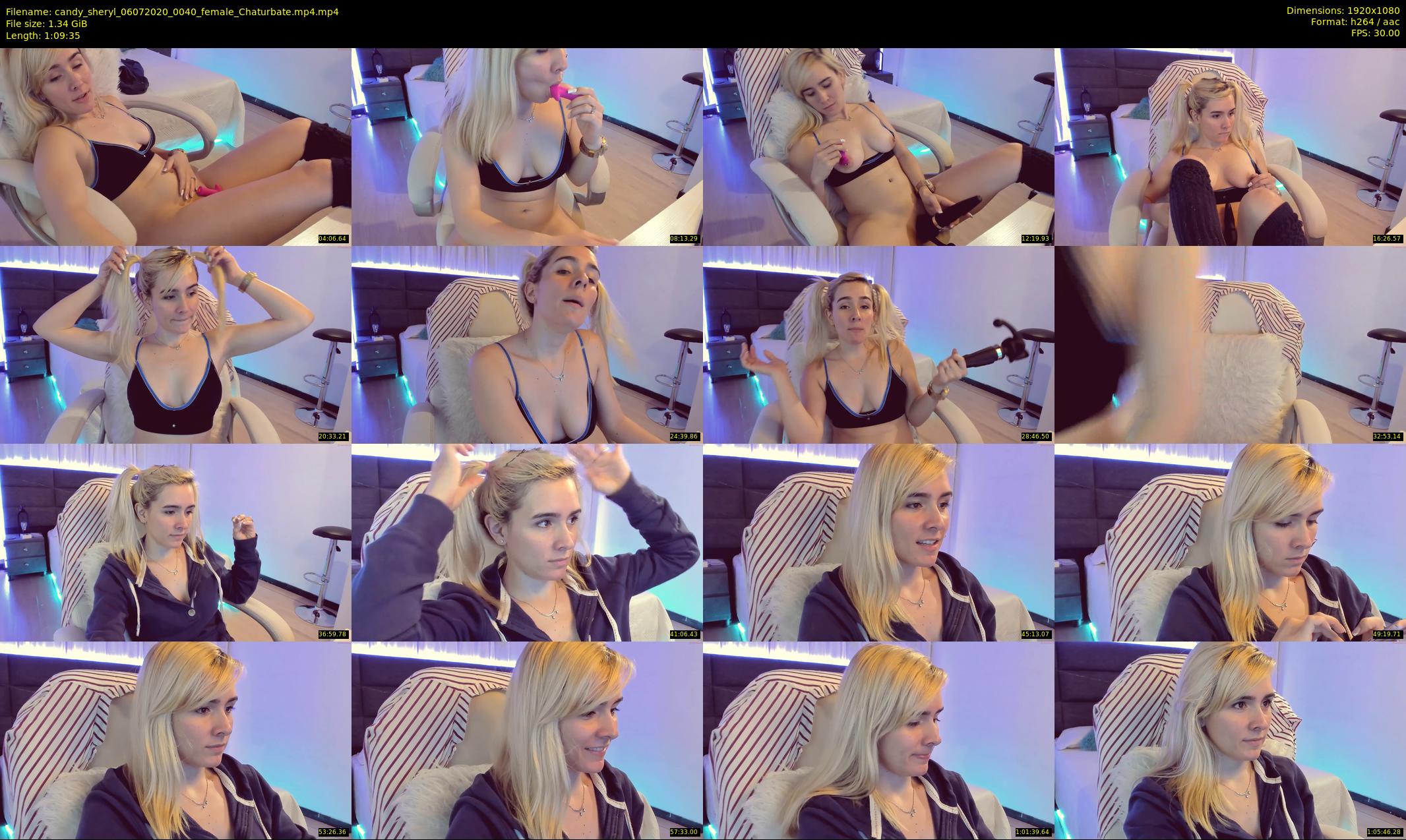 candy_sheryl — 70 minute Chaturbate female cam show recording, 1080p, Jul 6, 2020