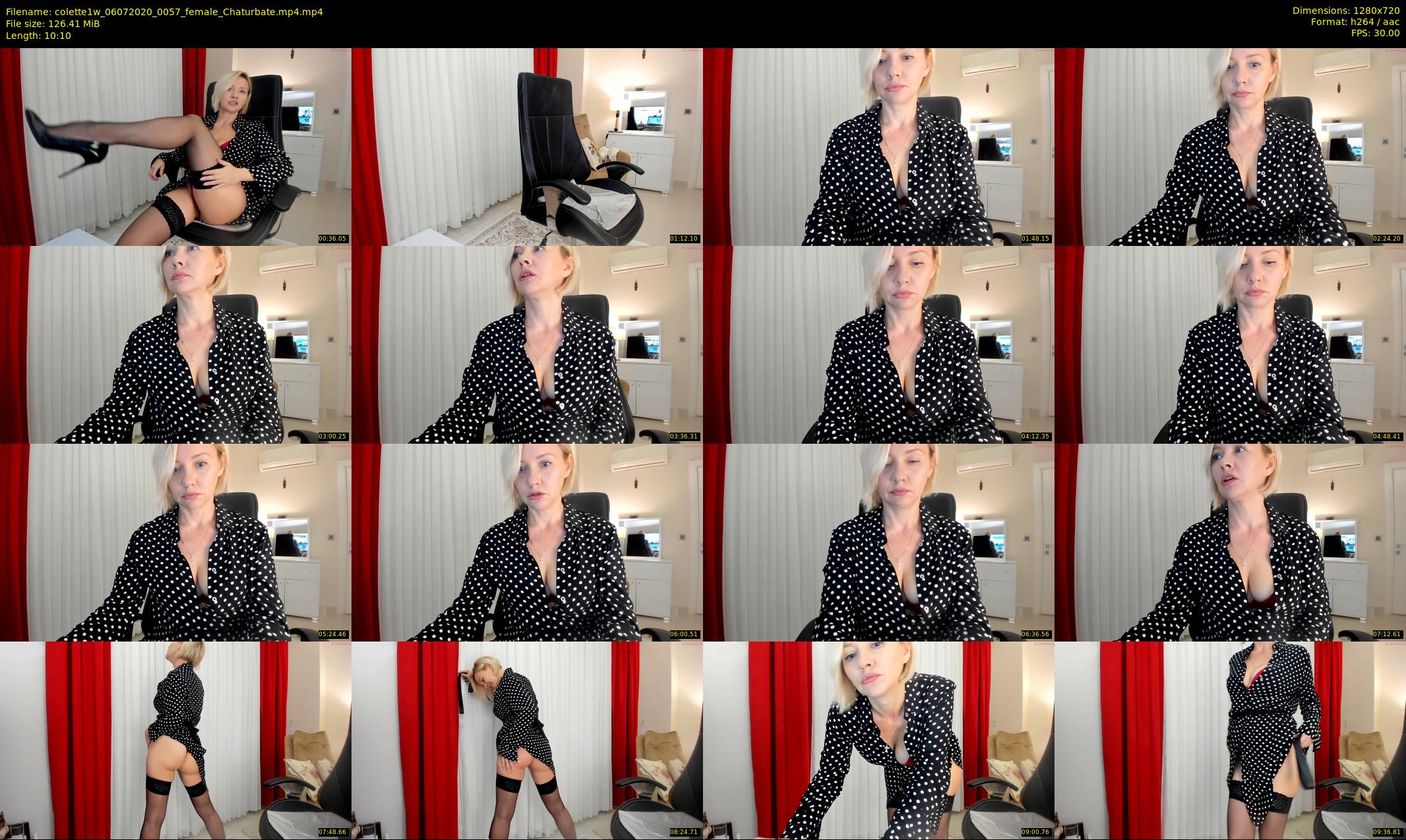 colette1w — 11 minute Chaturbate female cam show recording, 720p, Jul 6, 2020