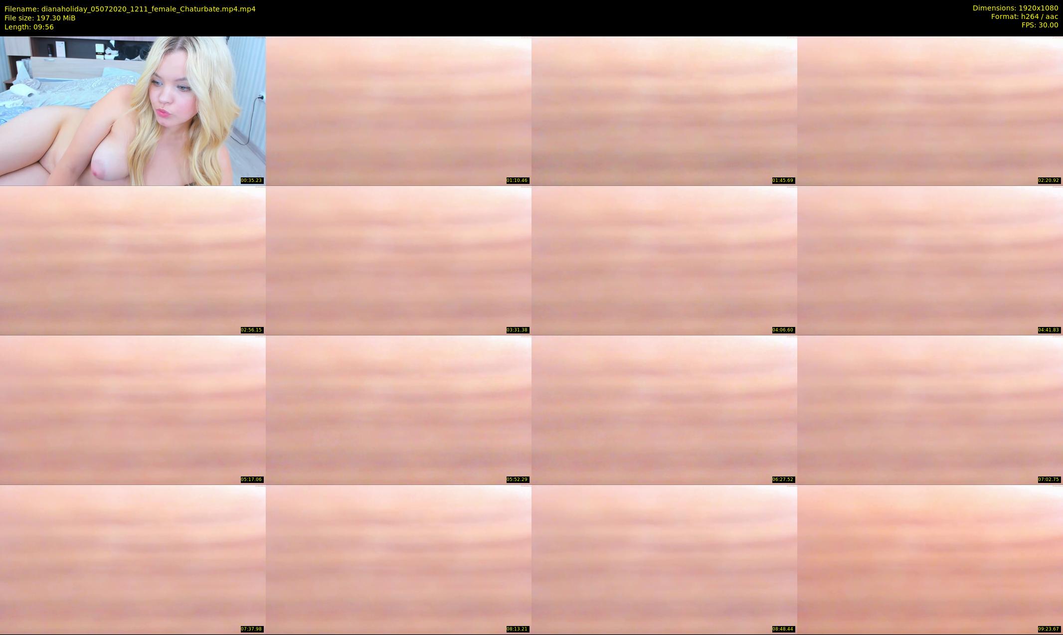 dianaholiday — 10 minute Chaturbate female cam show recording, 1080p, Jul 5, 2020