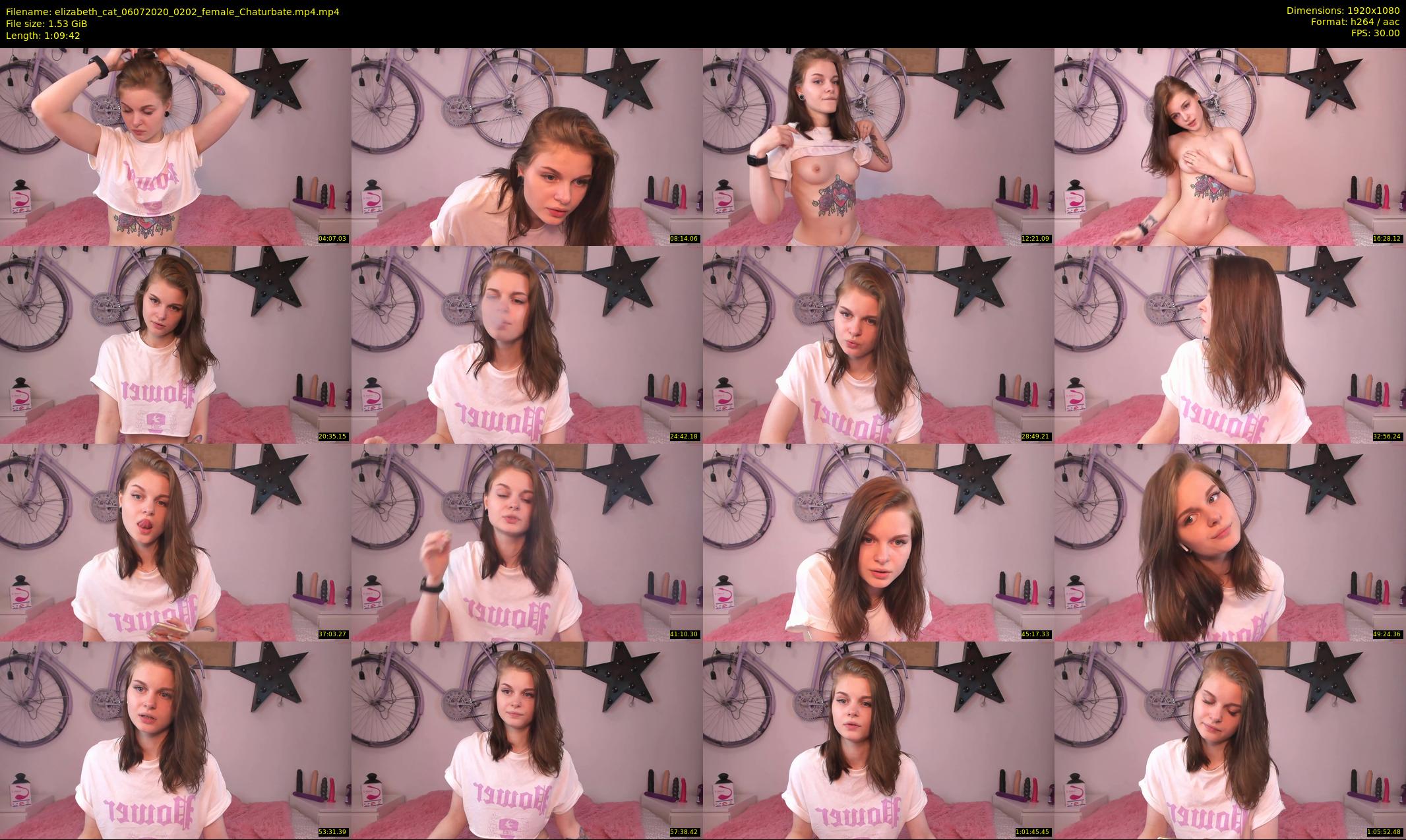 elizabeth_cat — 70 minute Chaturbate female cam show recording, 1080p, Jul 6, 2020