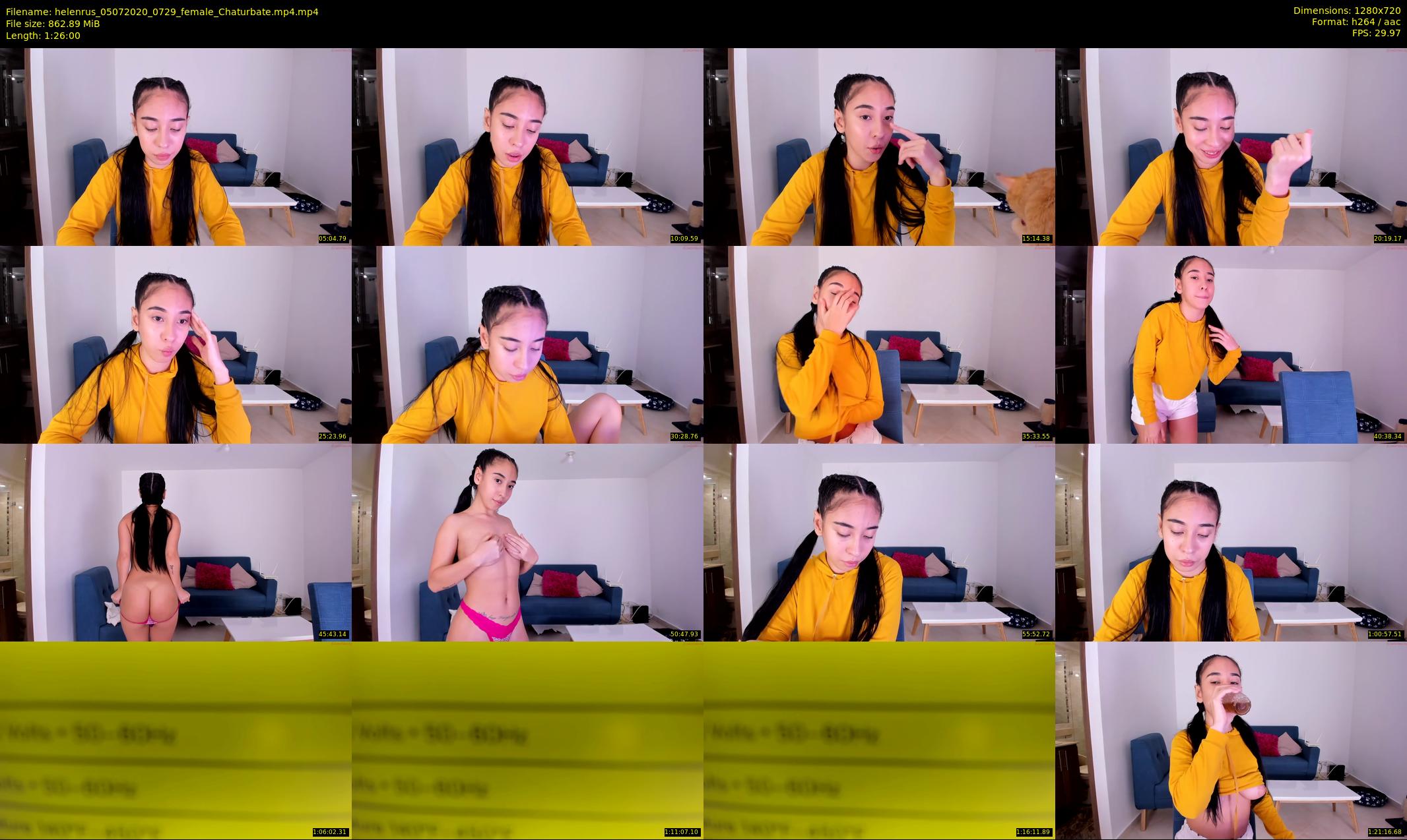 helenrus — 86 minute Chaturbate female cam show recording, 720p, Jul 5, 2020