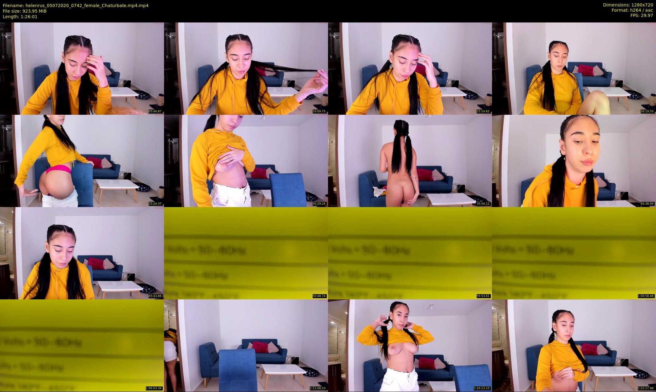 helenrus — 87 minute Chaturbate female cam show recording, 720p, Jul 5, 2020