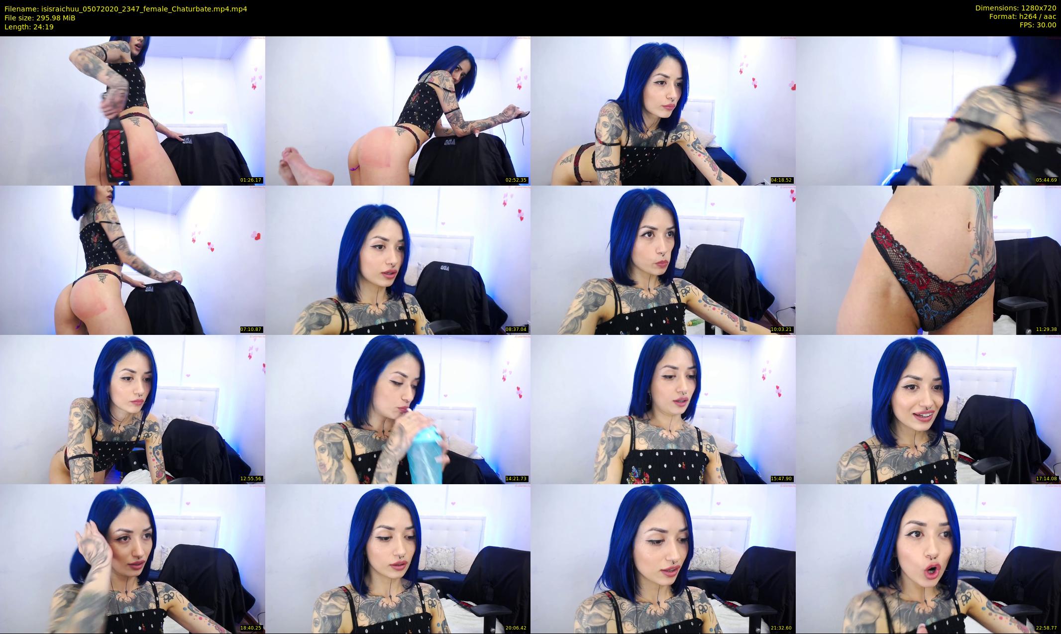 isisraichuu — 25 minute Chaturbate female cam show recording, 720p, Jul 5, 2020