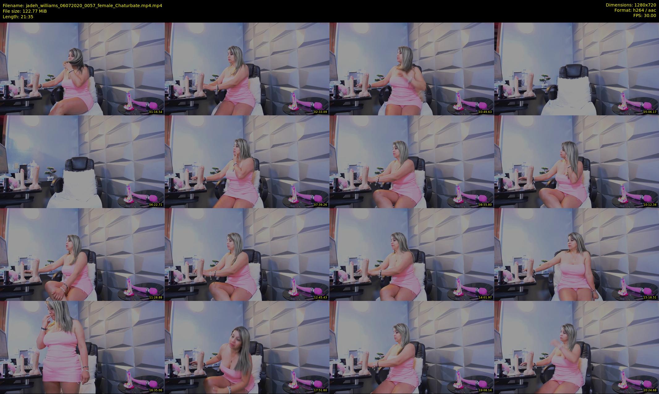 jadeh_williams — 22 minute Chaturbate female cam show recording, 720p, Jul 6, 2020