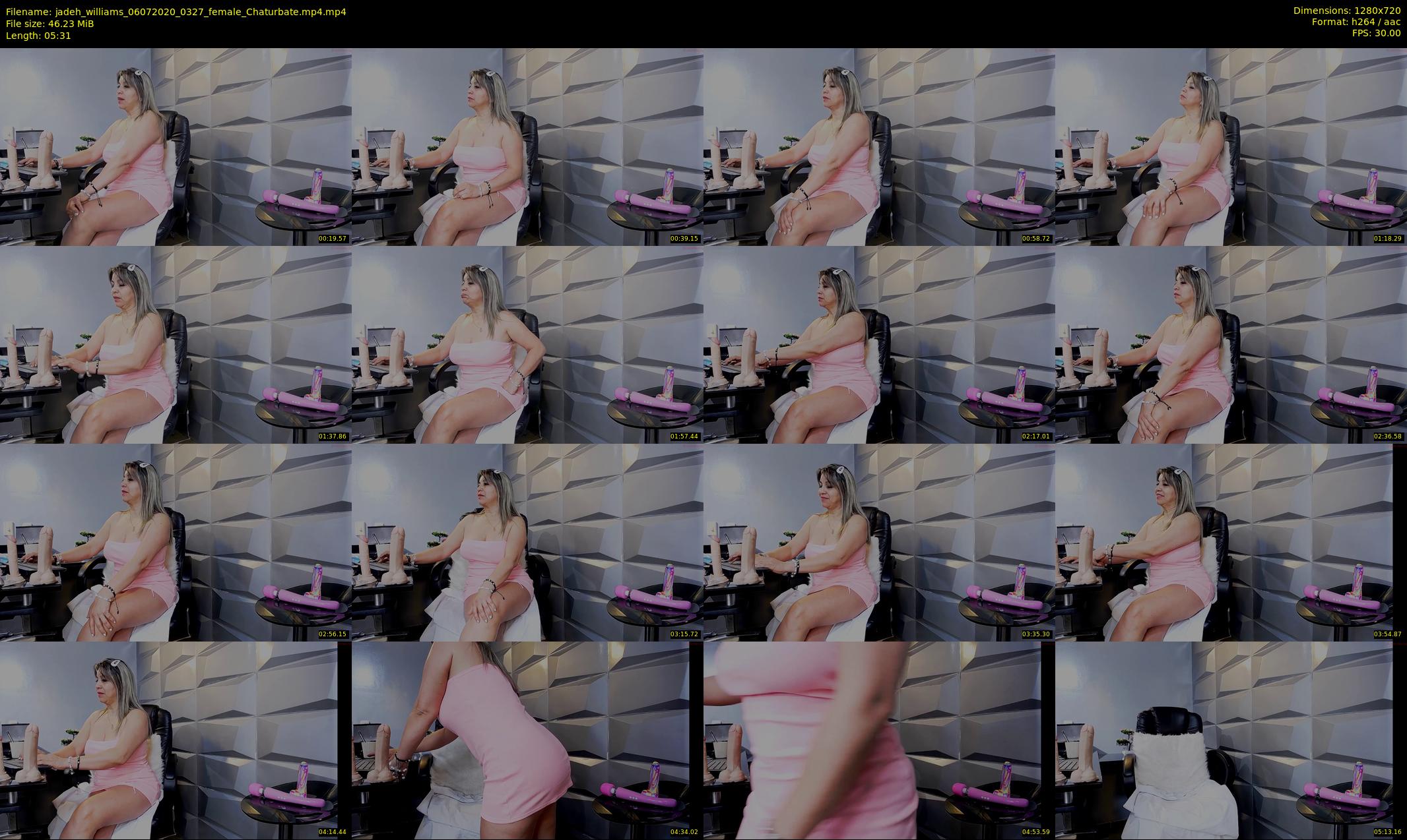 jadeh_williams — 6 minute Chaturbate female cam show recording, 720p, Jul 6, 2020