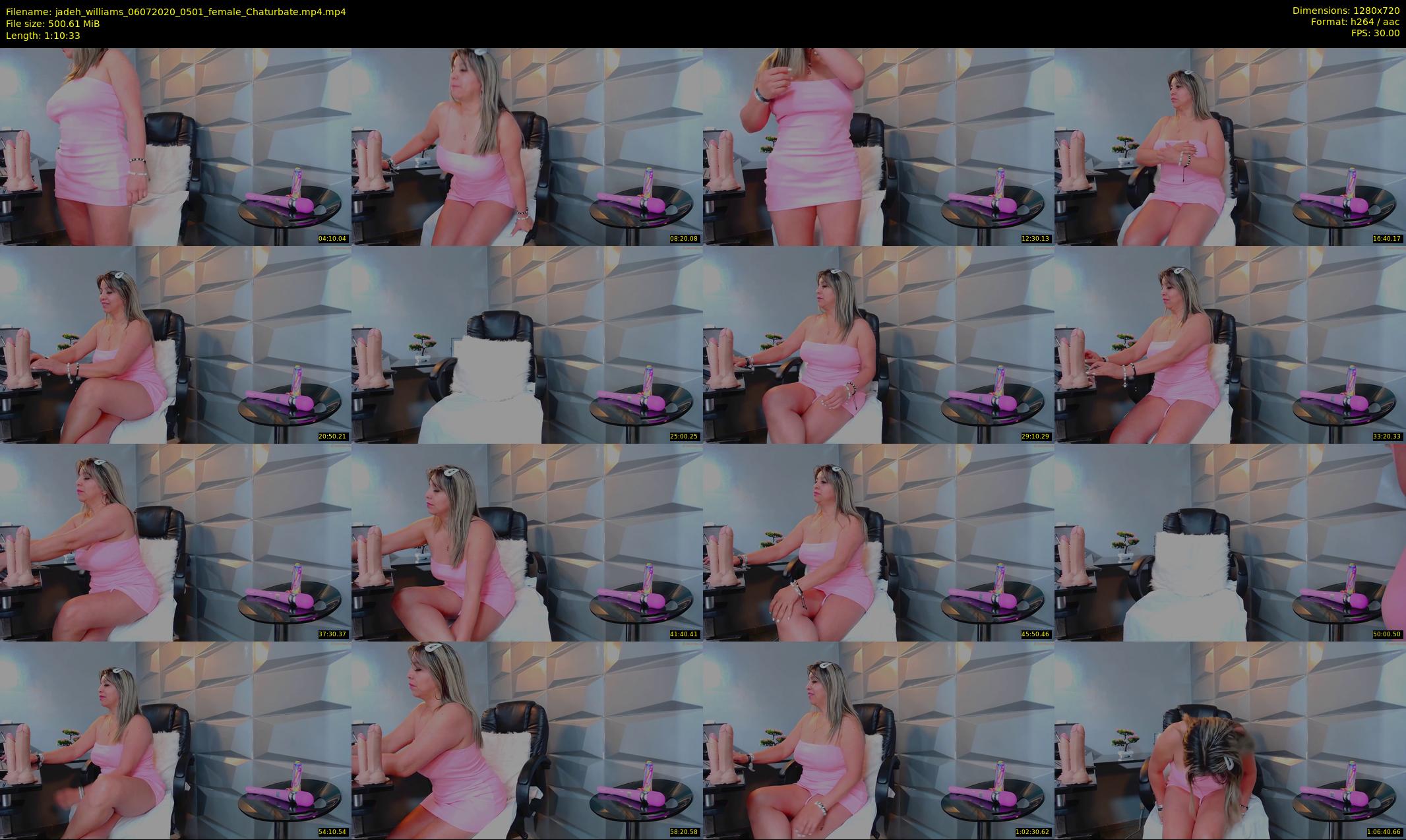 jadeh_williams — 71 minute Chaturbate female cam show recording, 720p, Jul 6, 2020