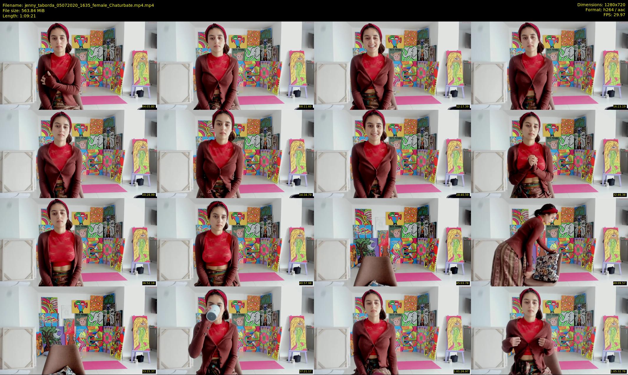 jenny_taborda — 70 minute Chaturbate female cam show recording, 720p, Jul 5, 2020
