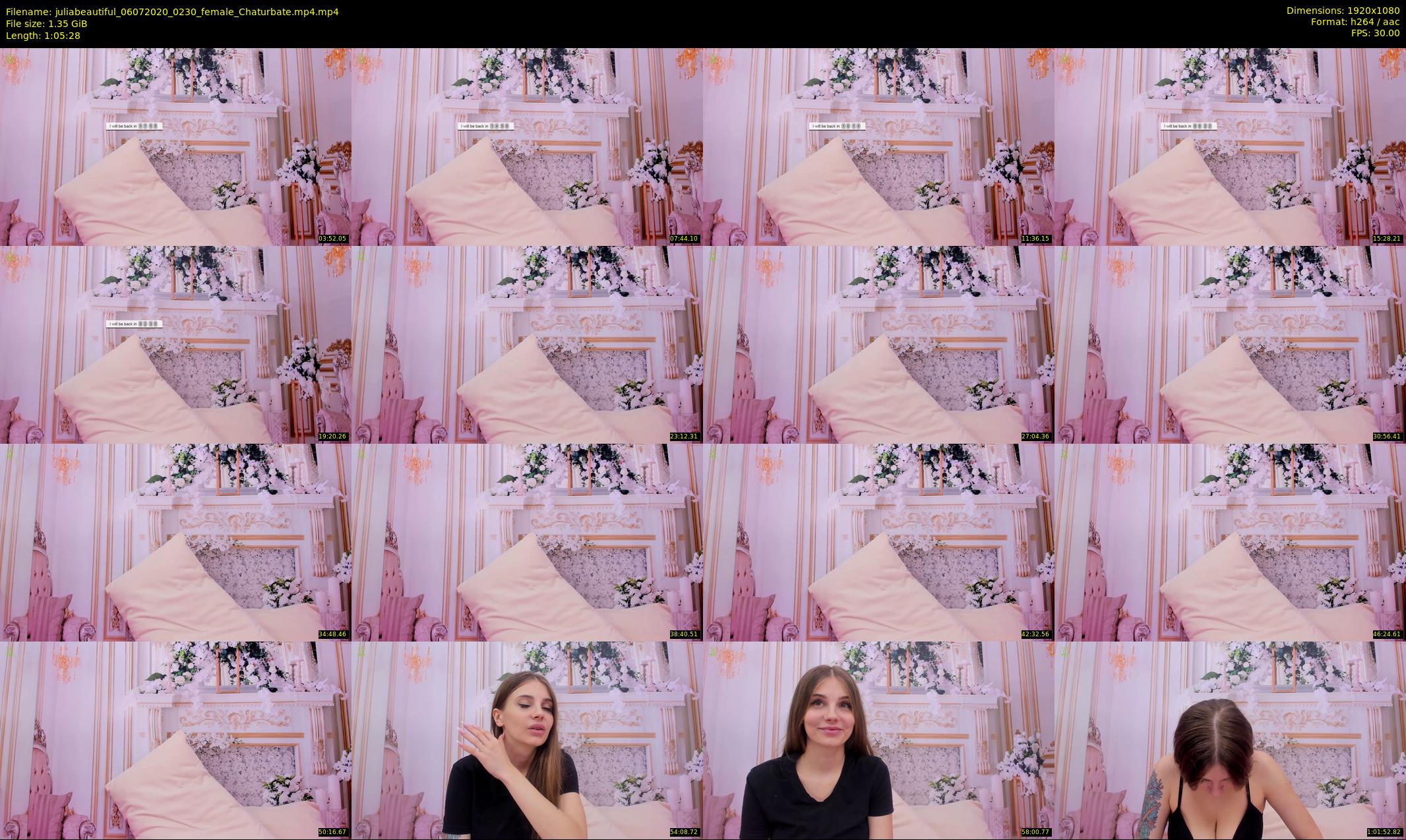 juliabeautiful — 66 minute Chaturbate female cam show recording, 1080p, Jul 6, 2020