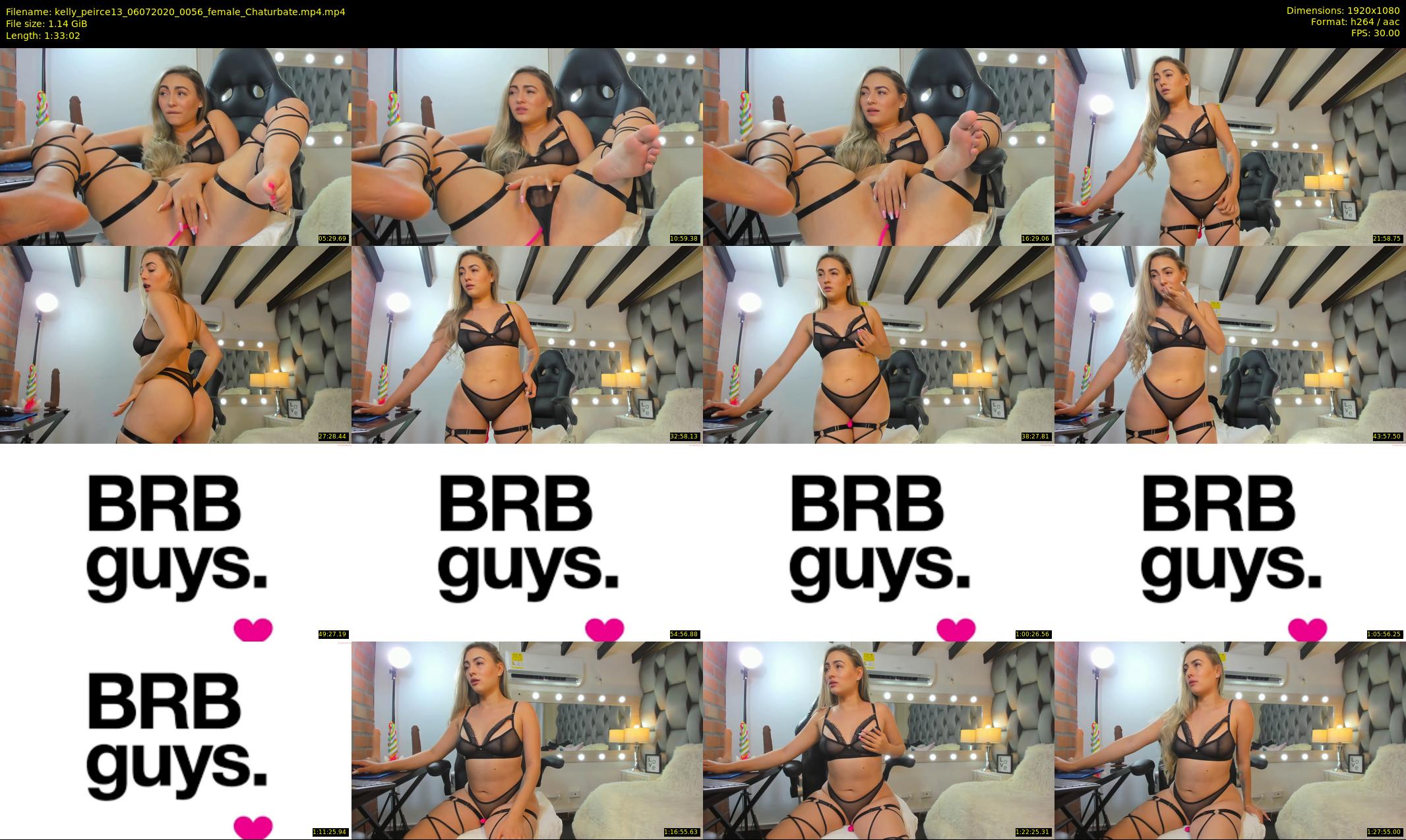 kelly_peirce13 — 94 minute Chaturbate female cam show recording, 1080p, Jul 6, 2020