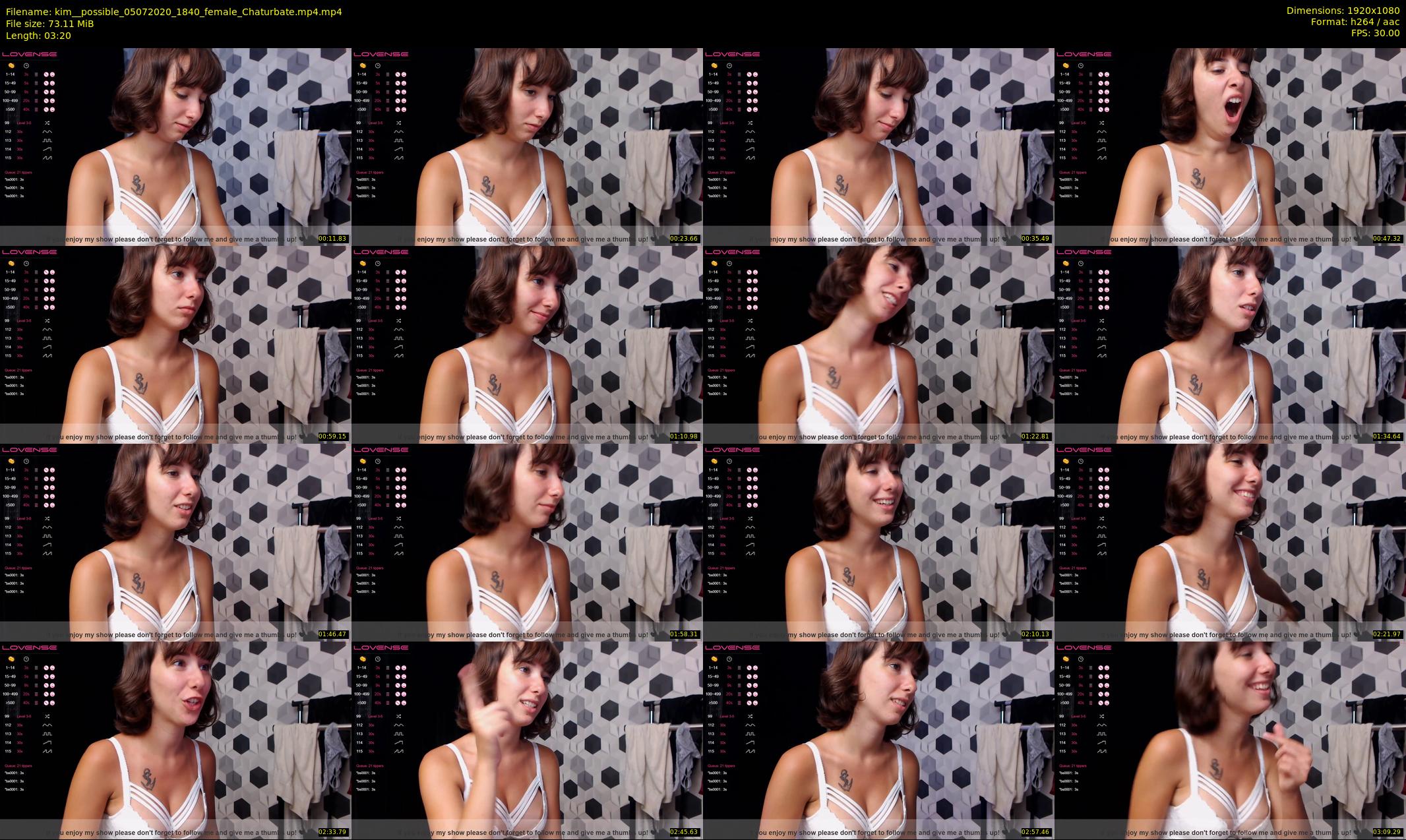 kim__possible — 4 minute Chaturbate female cam show recording, 1080p, Jul 5, 2020