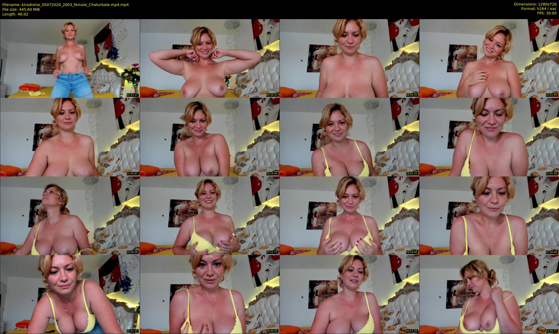 kiradivine — 47 minute Chaturbate female cam show recording, 720p, Jul 5, 2020