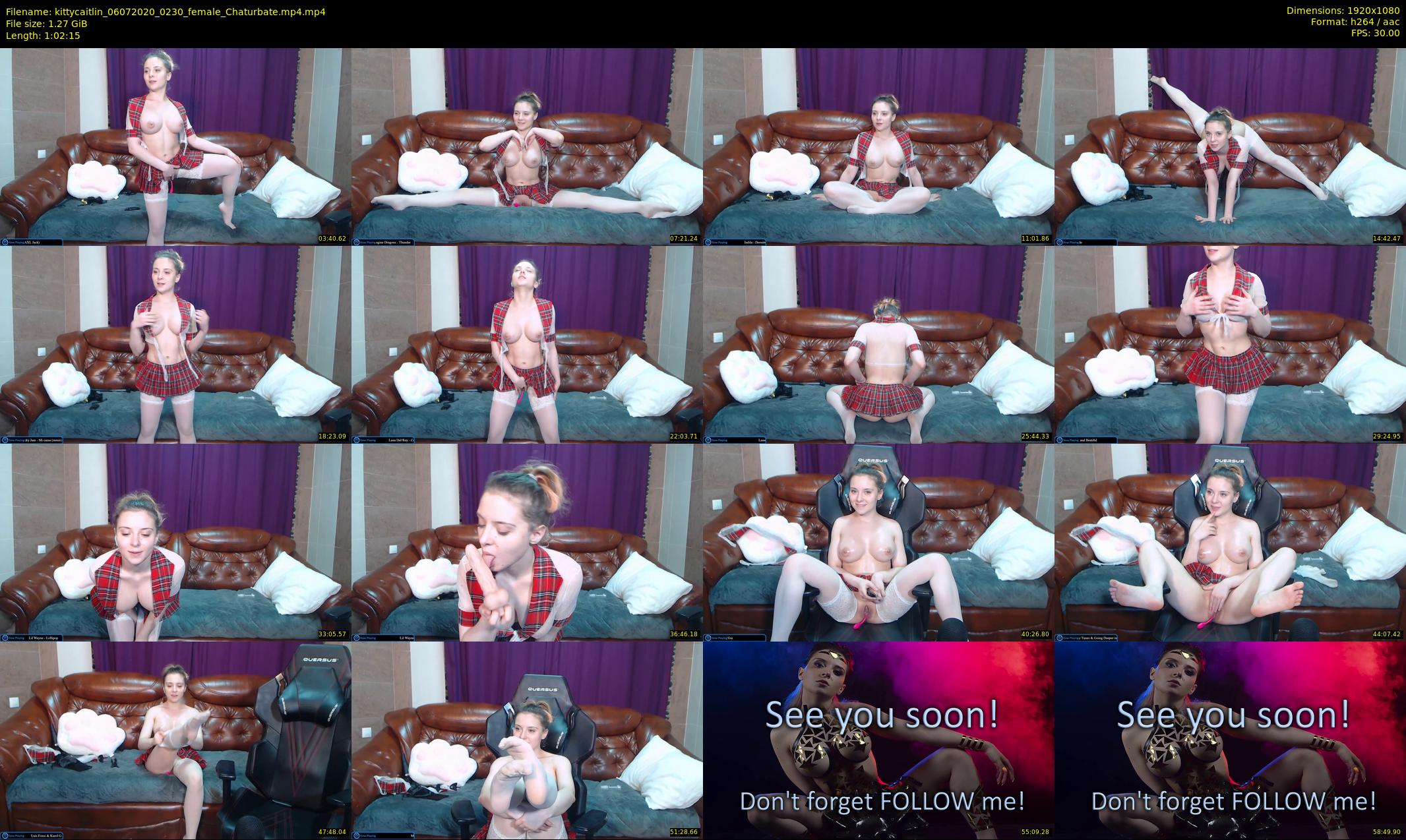 kittycaitlin — 63 minute Chaturbate female cam show recording, 1080p, Jul 6, 2020