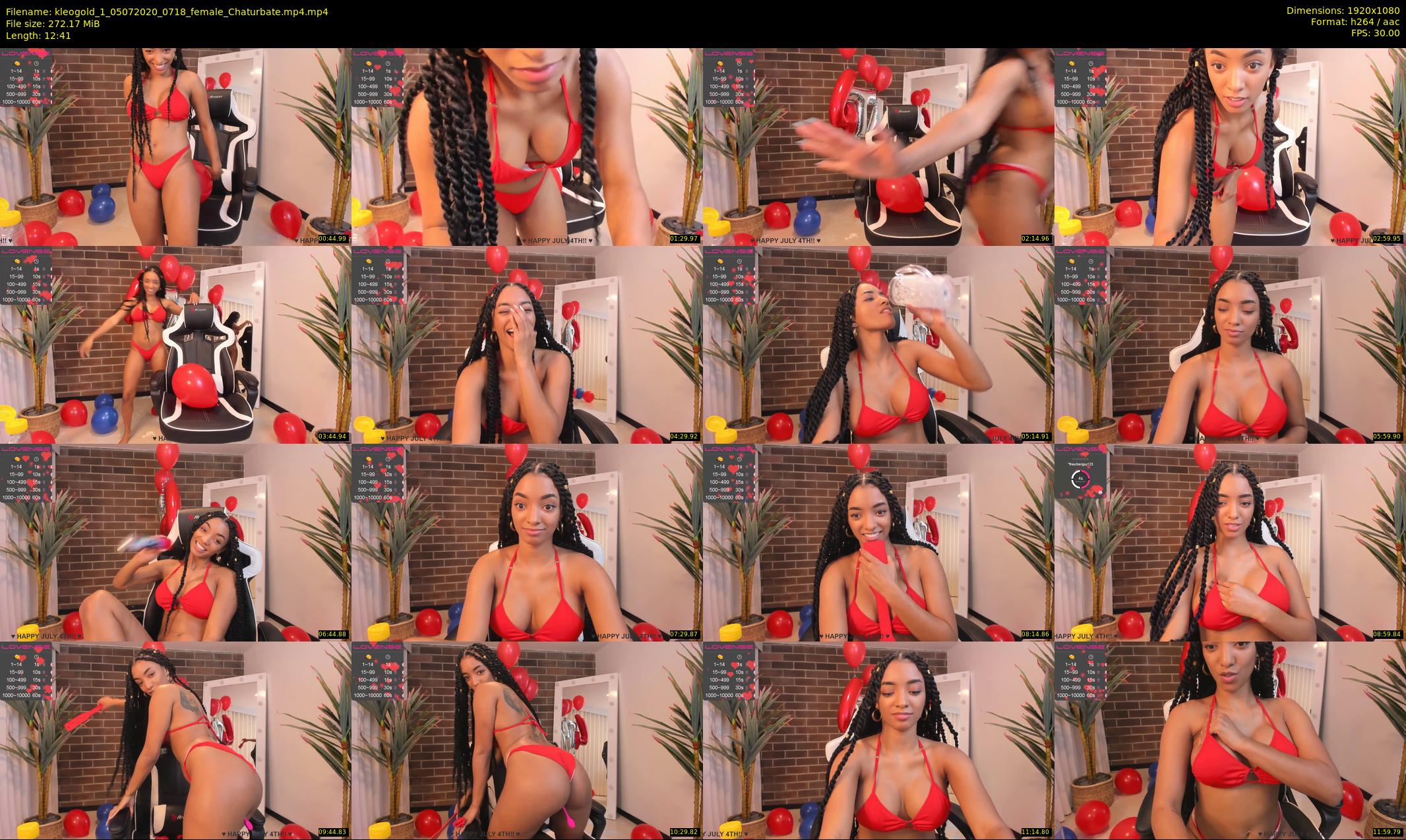 kleogold_1 — 13 minute Chaturbate female cam show recording, 1080p, Jul 5, 2020