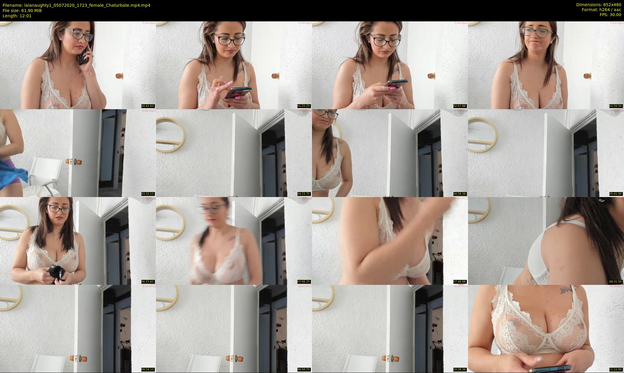 lalanaughty1 — 13 minute Chaturbate female cam show recording, 480p, Jul 5, 2020