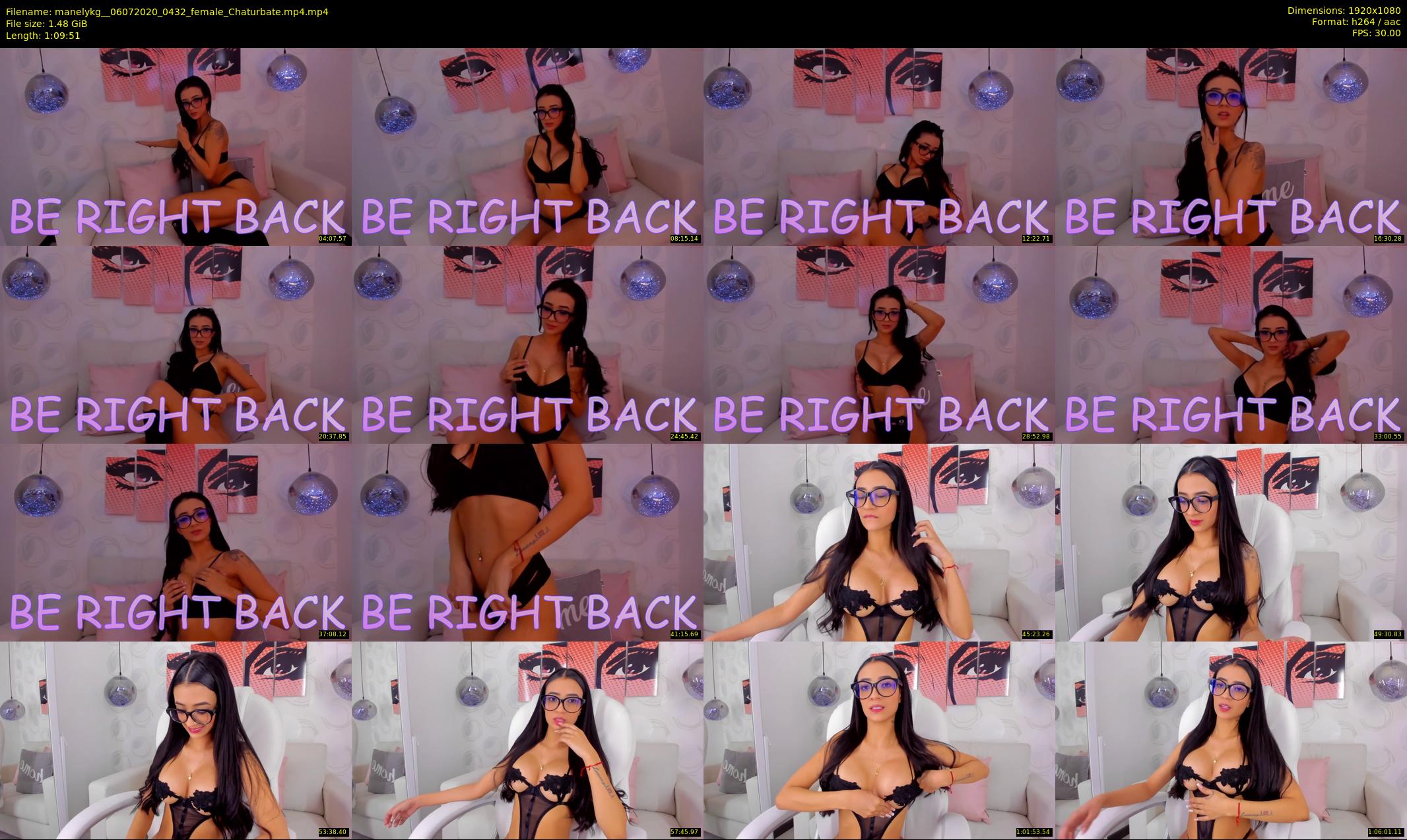 manelykg_ — 70 minute Chaturbate female cam show recording, 1080p, Jul 6, 2020