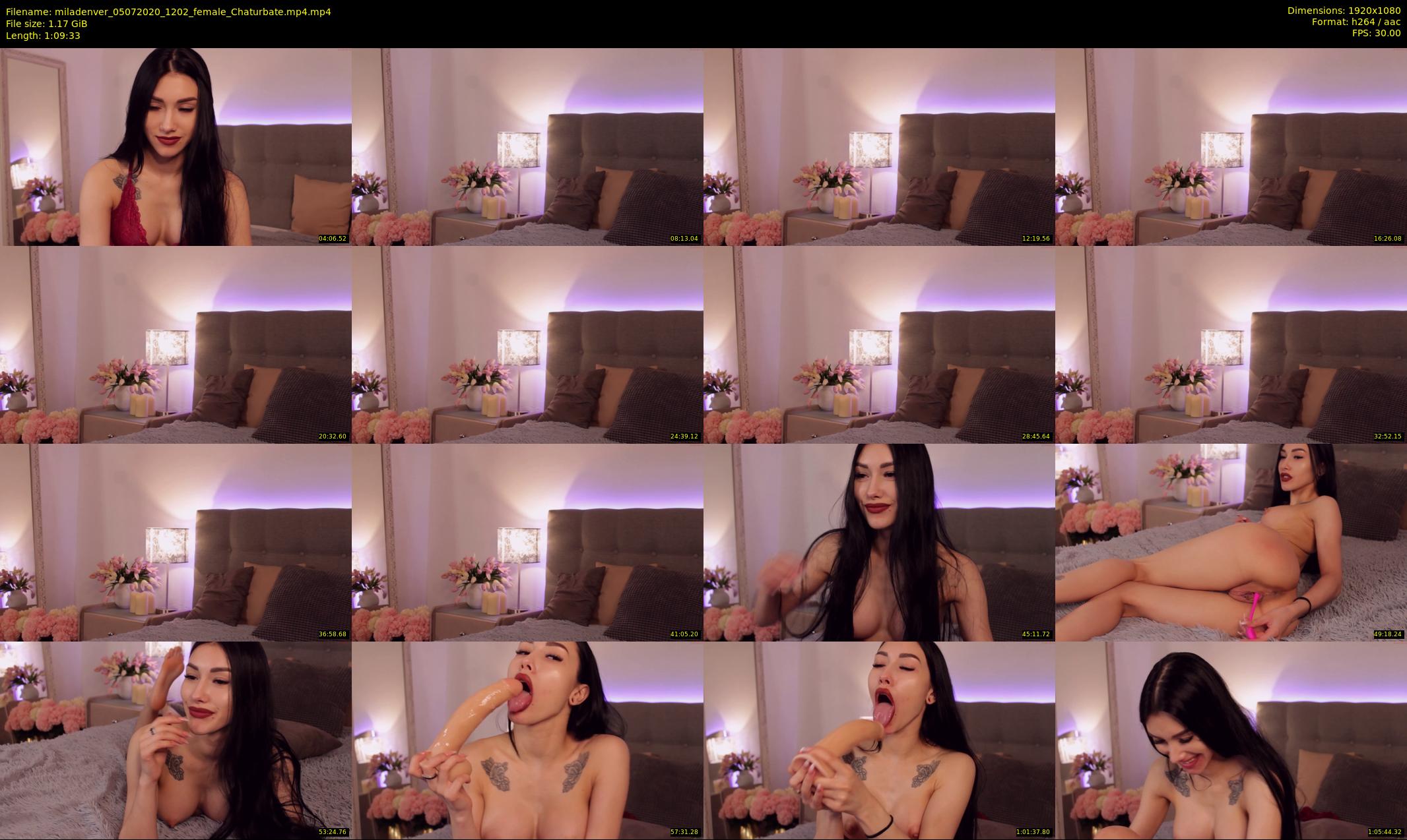 miladenver — 70 minute Chaturbate female cam show recording, 1080p, Jul 5, 2020