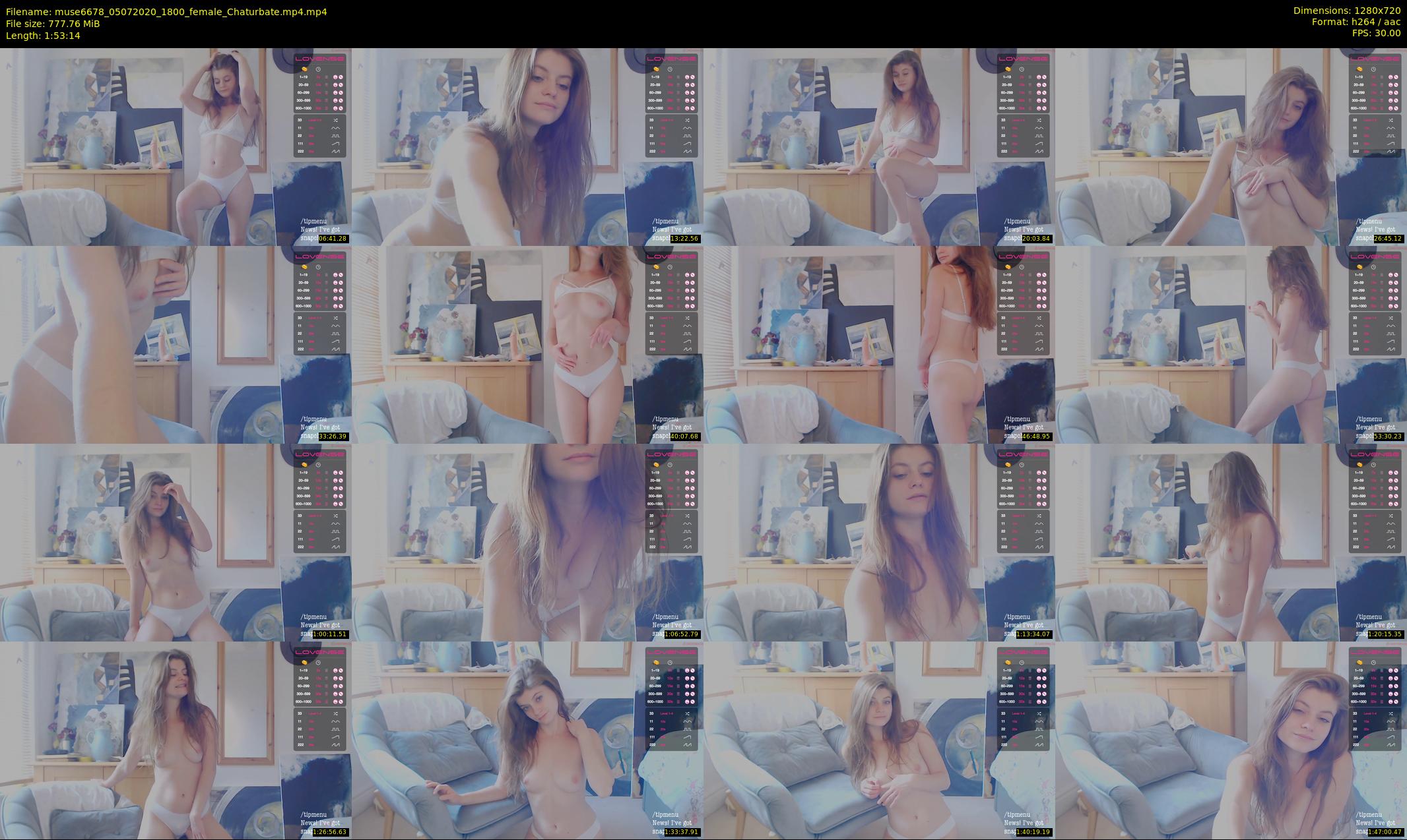 muse6678 — 114 minute Chaturbate female cam show recording, 720p, Jul 5, 2020