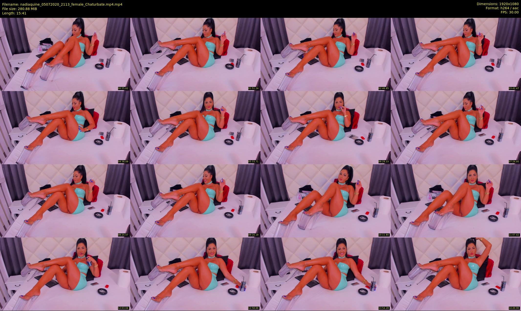nadiaquine — 16 minute Chaturbate female cam show recording, 1080p, Jul 5, 2020