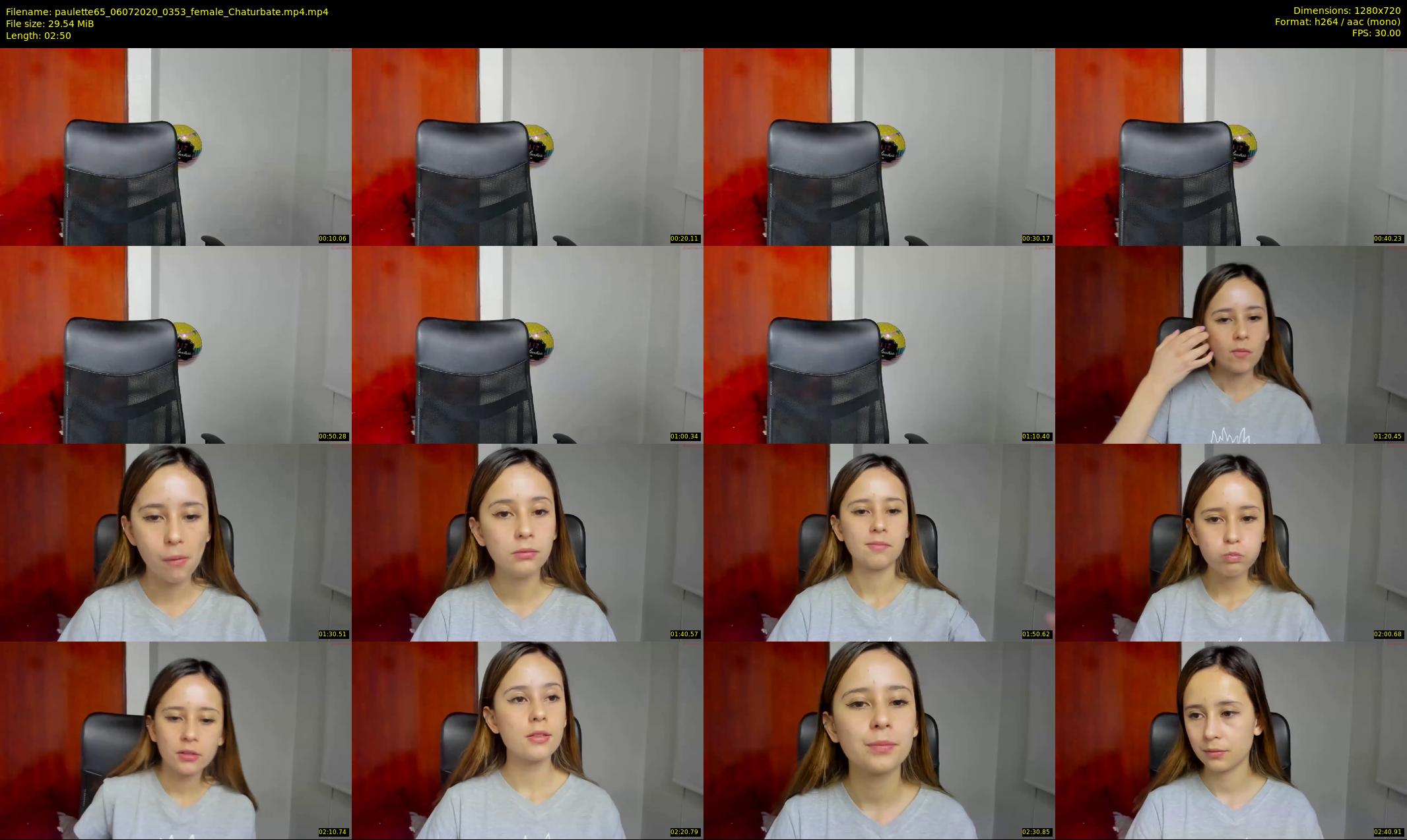 paulette65 — 3 minute Chaturbate female cam show recording, 720p, Jul 6, 2020
