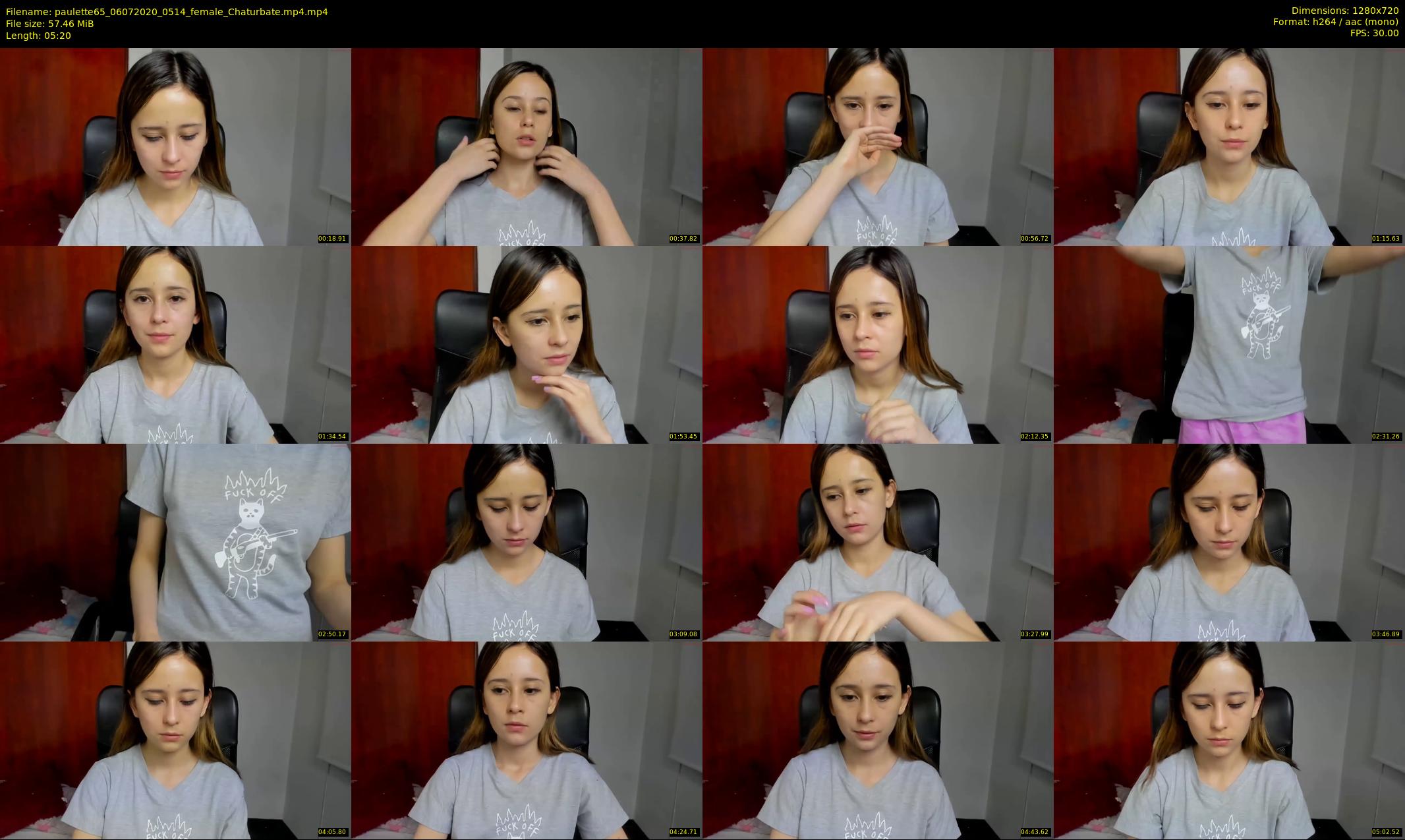 paulette65 — 6 minute Chaturbate female cam show recording, 720p, Jul 6, 2020