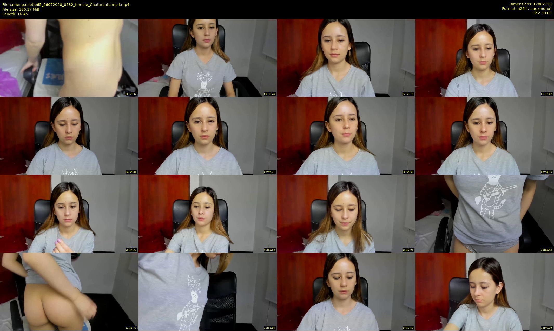 paulette65 — 17 minute Chaturbate female cam show recording, 720p, Jul 6, 2020