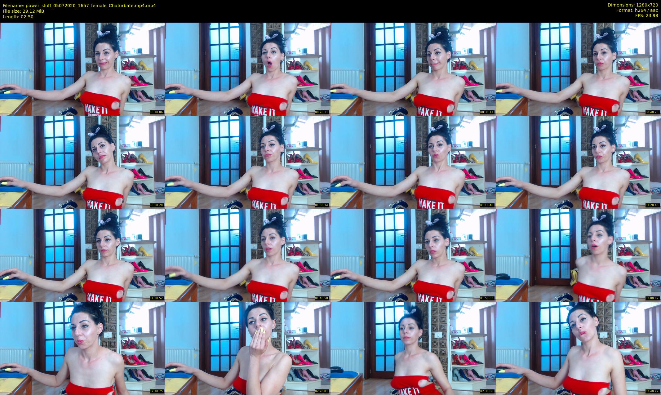 power_stuff — 3 minute Chaturbate female cam show recording, 720p, Jul 5, 2020