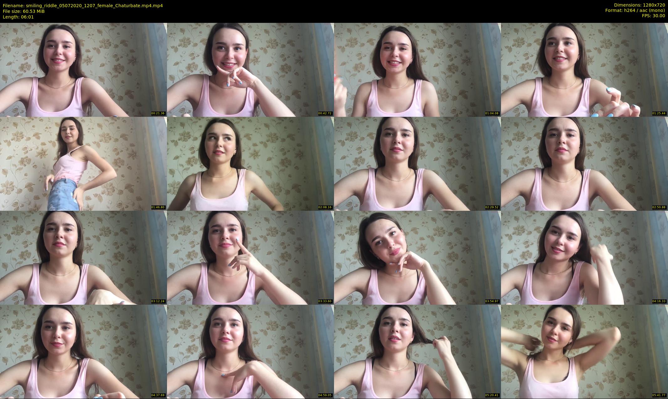 smiling_riddle — 7 minute Chaturbate female cam show recording, 720p, Jul 5, 2020