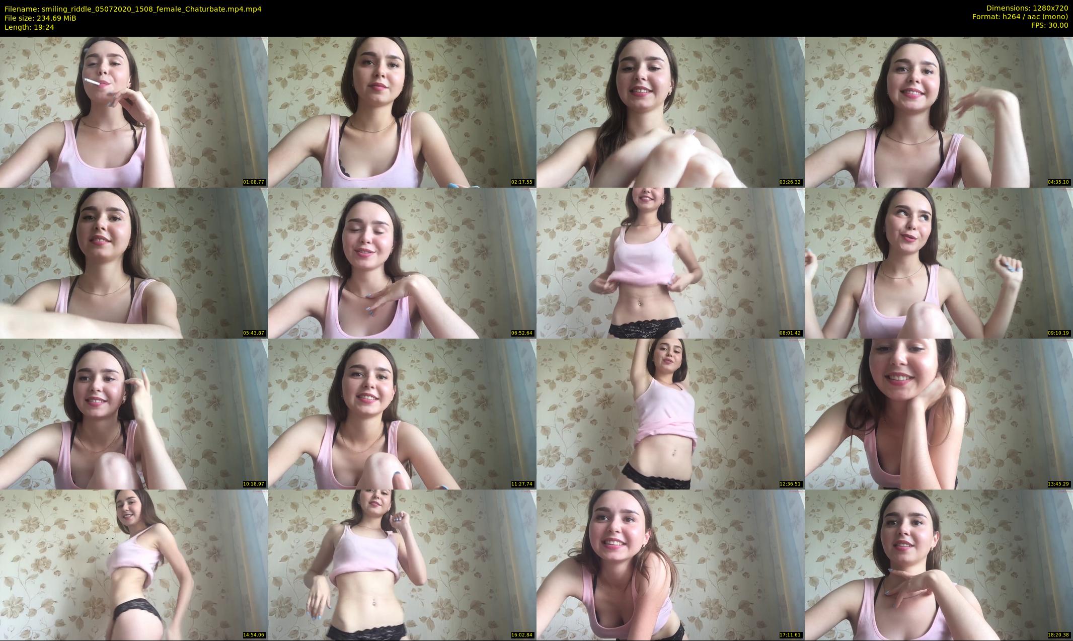 smiling_riddle — 20 minute Chaturbate female cam show recording, 720p, Jul 5, 2020