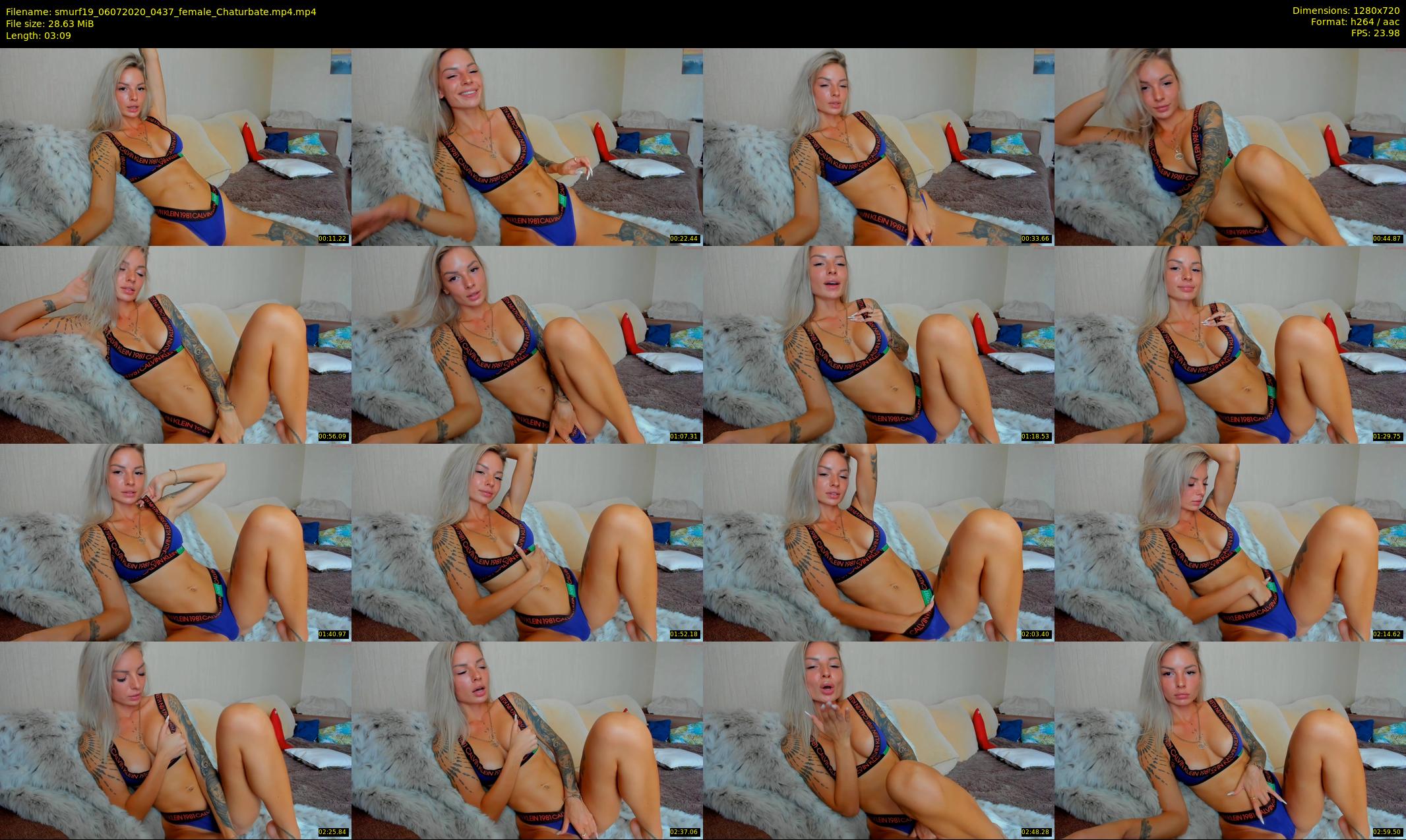 smurf19 — 4 minute Chaturbate female cam show recording, 720p, Jul 6, 2020