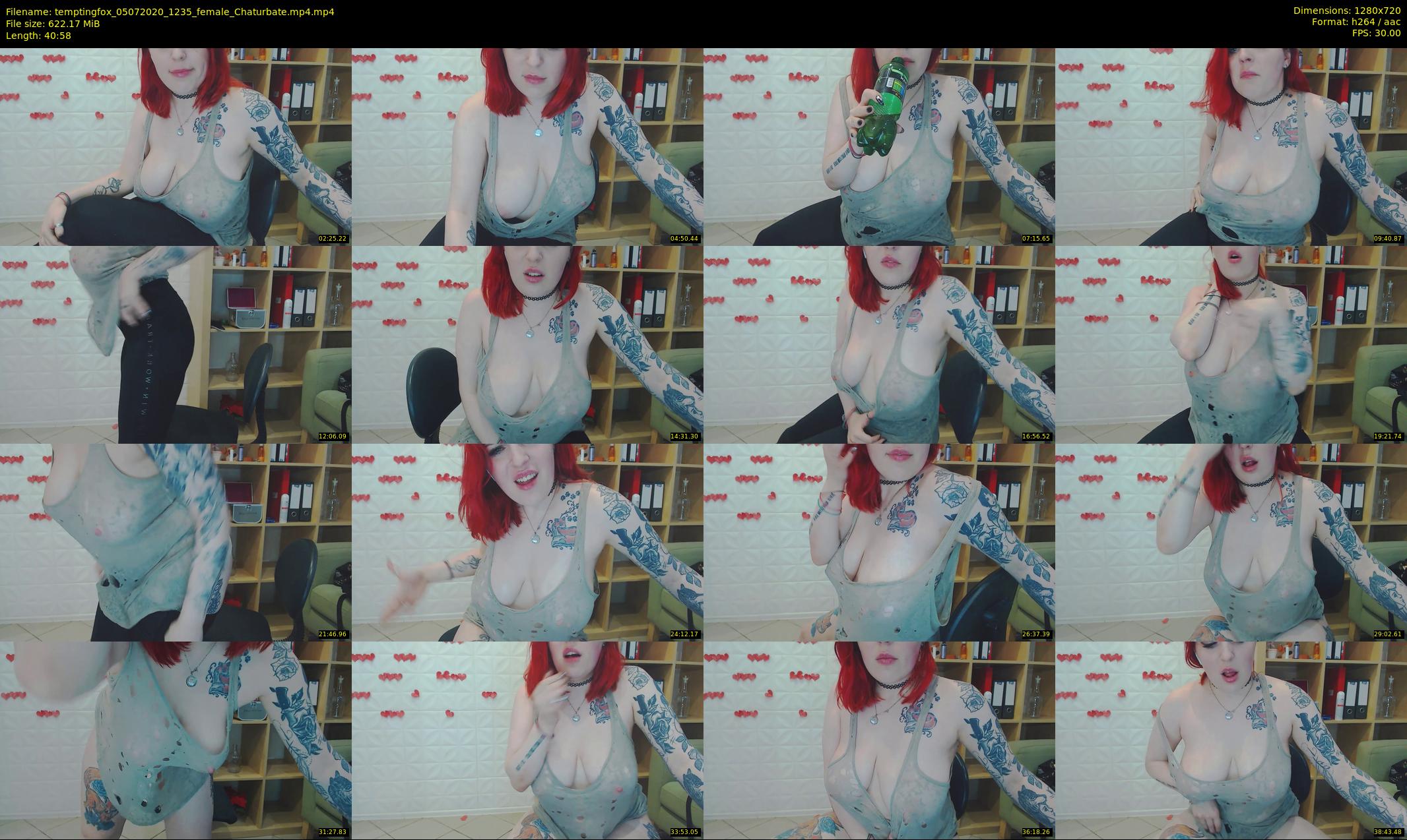 temptingfox — 41 minute Chaturbate female cam show recording, 720p, Jul 5, 2020
