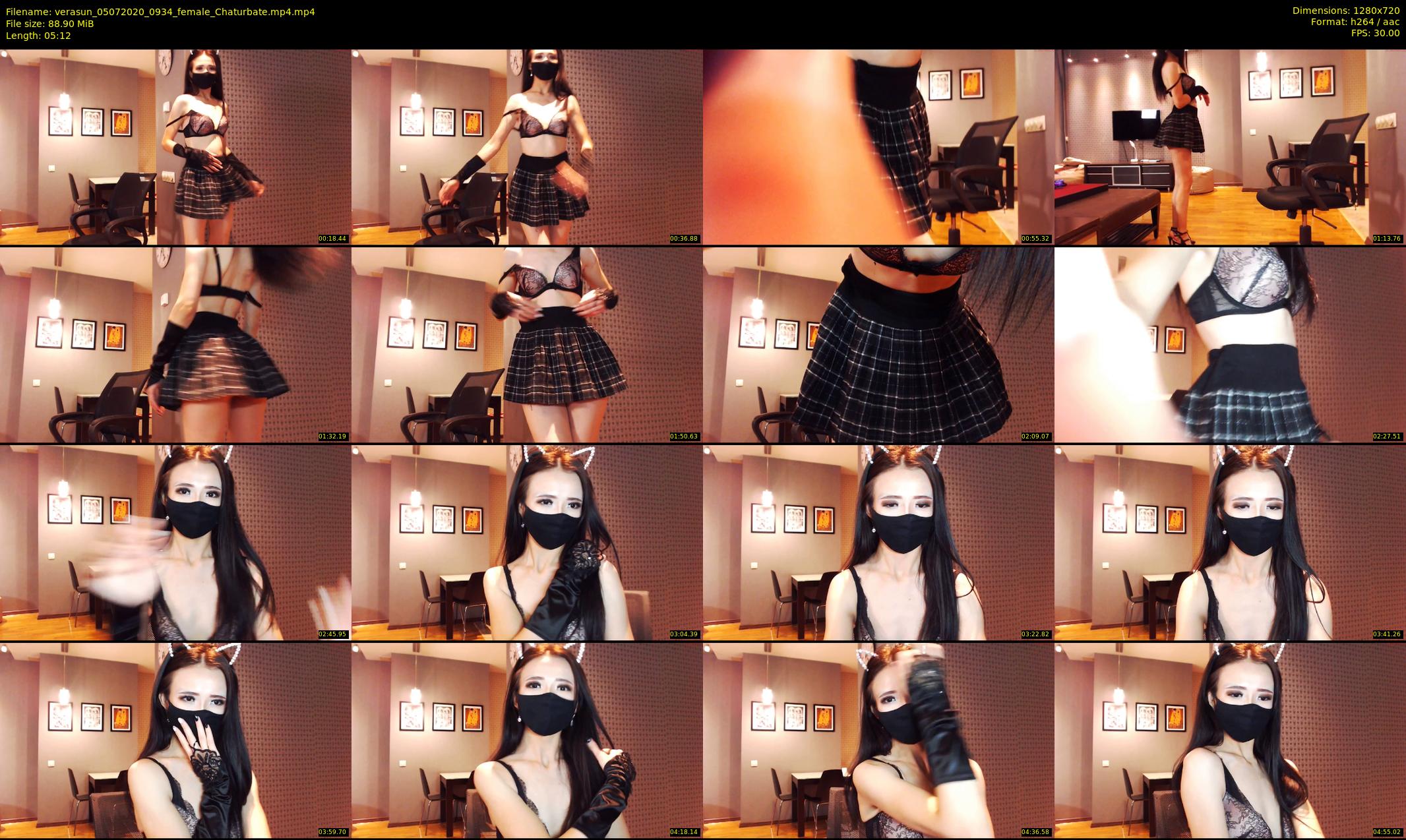 verasun — 6 minute Chaturbate female cam show recording, 720p, Jul 5, 2020