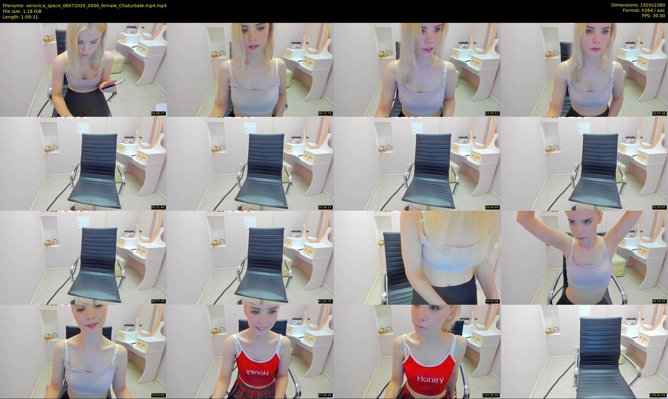 veronica_space — 70 minute Chaturbate female cam show recording, 1080p, Jul 6, 2020