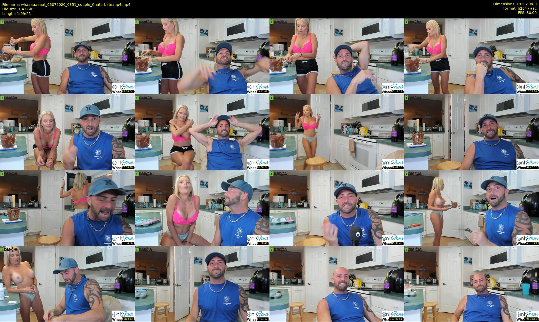 whaaaaaaaat — 70 minute Chaturbate couple cam show recording, 1080p, Jul 6, 2020
