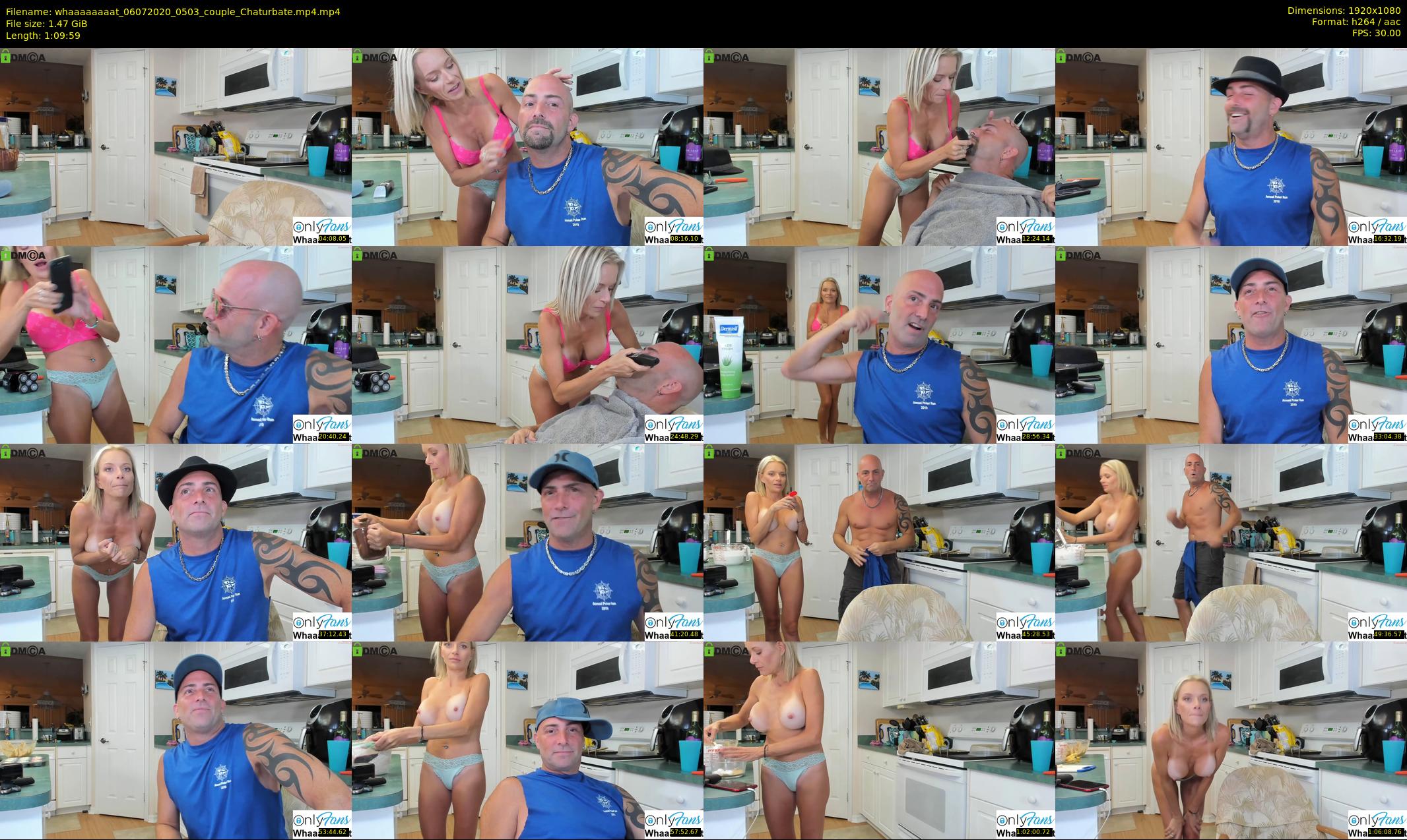 whaaaaaaaat — 70 minute Chaturbate couple cam show recording, 1080p, Jul 6, 2020