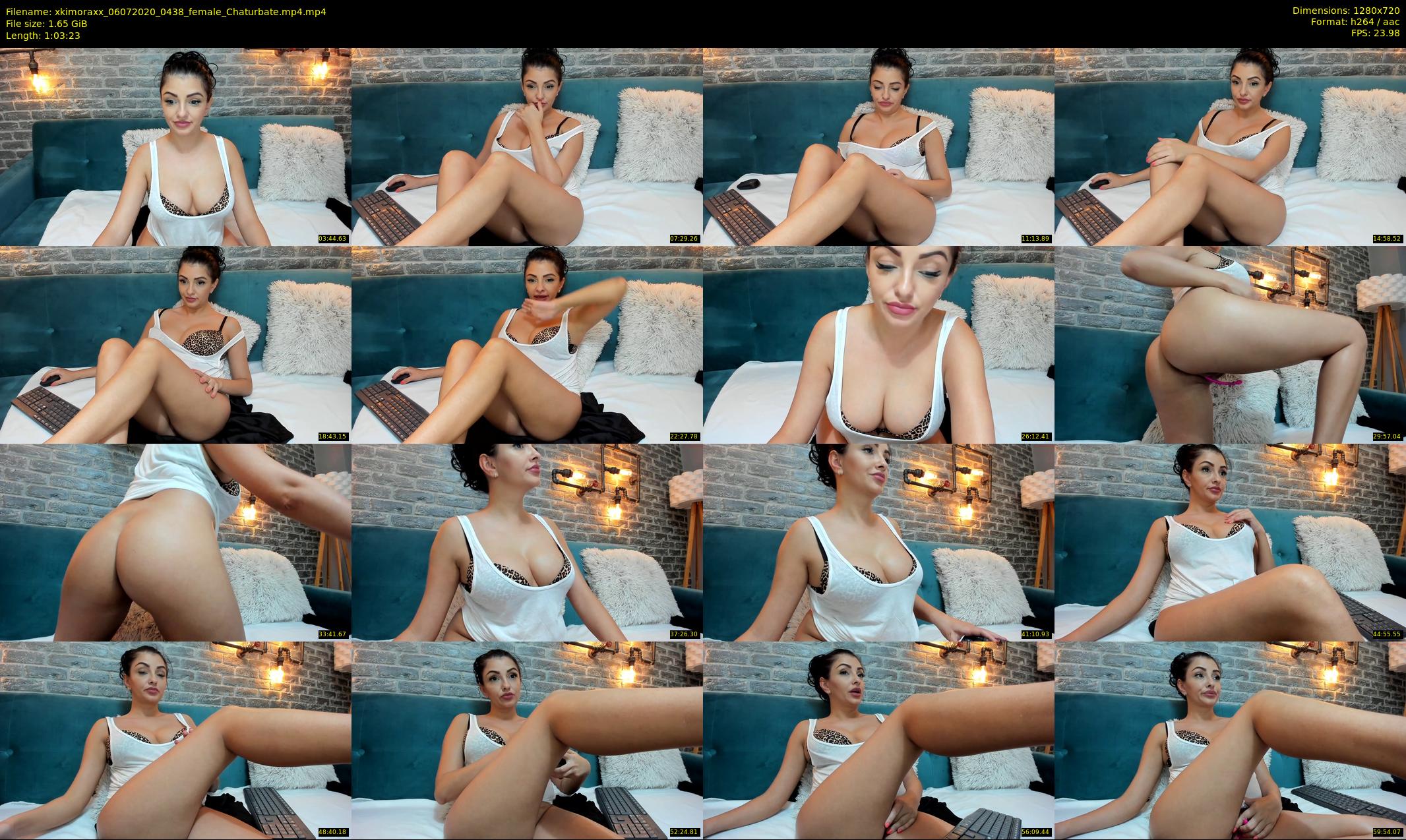 xkimoraxx — 64 minute Chaturbate female cam show recording, 720p, Jul 6, 2020
