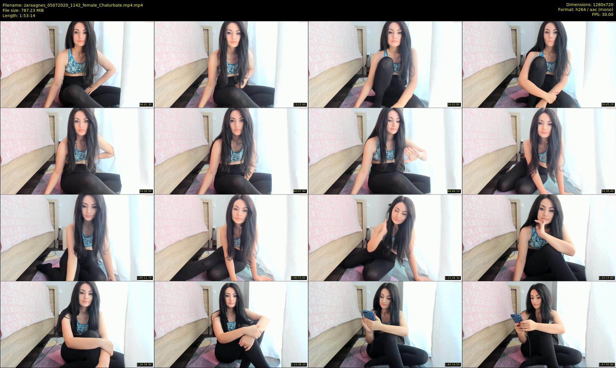 zaraagnes — 114 minute Chaturbate female cam show recording, 720p, Jul 5, 2020