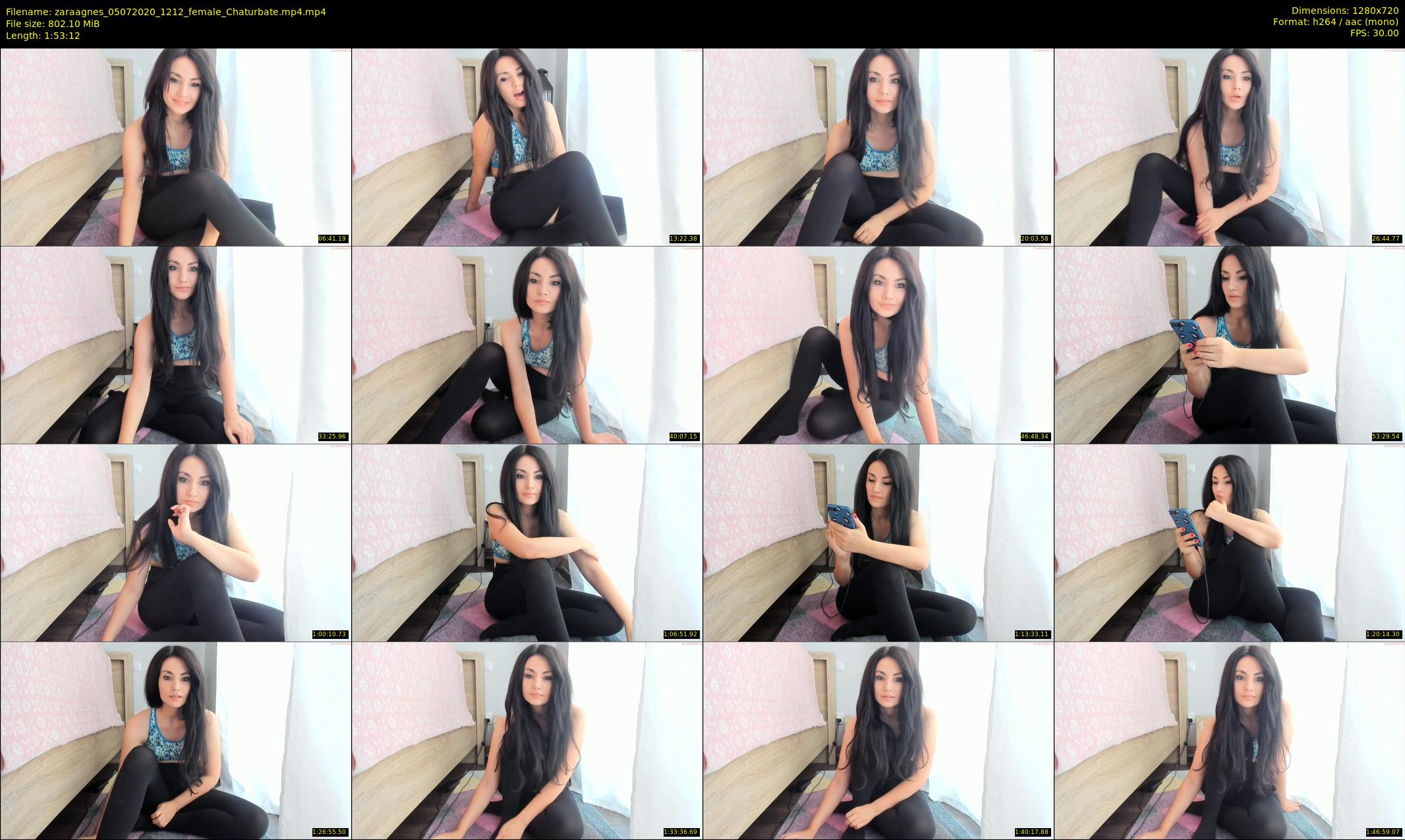 zaraagnes — 114 minute Chaturbate female cam show recording, 720p, Jul 5, 2020