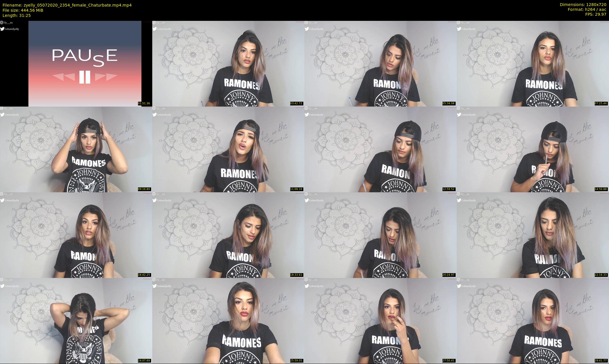 zyelly — 32 minute Chaturbate female cam show recording, 720p, Jul 5, 2020