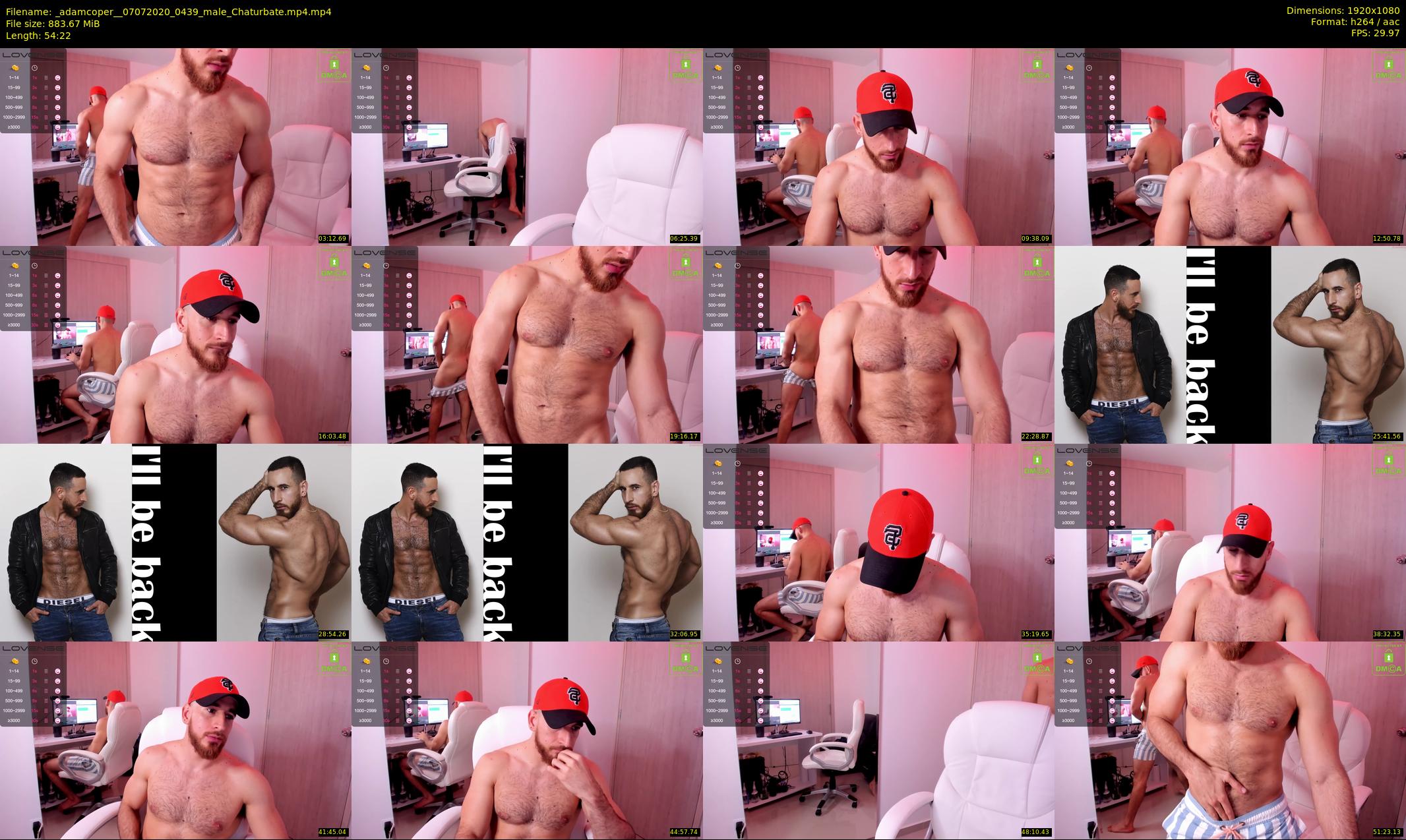 _adamcoper_ — 55 minute Chaturbate male cam show recording, 1080p, Jul 7, 2020