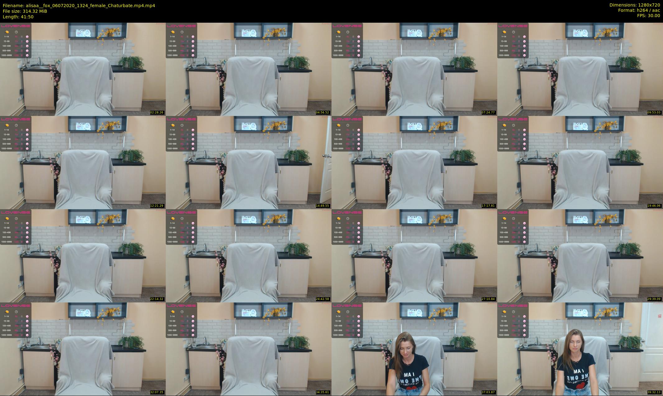 alisaa__fox — 42 minute Chaturbate female cam show recording, 720p, Jul 6, 2020