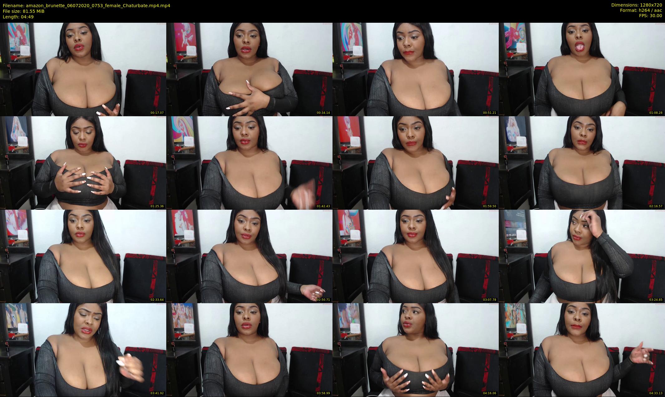 amazon_brunette — 5 minute Chaturbate female cam show recording, 720p, Jul 6, 2020