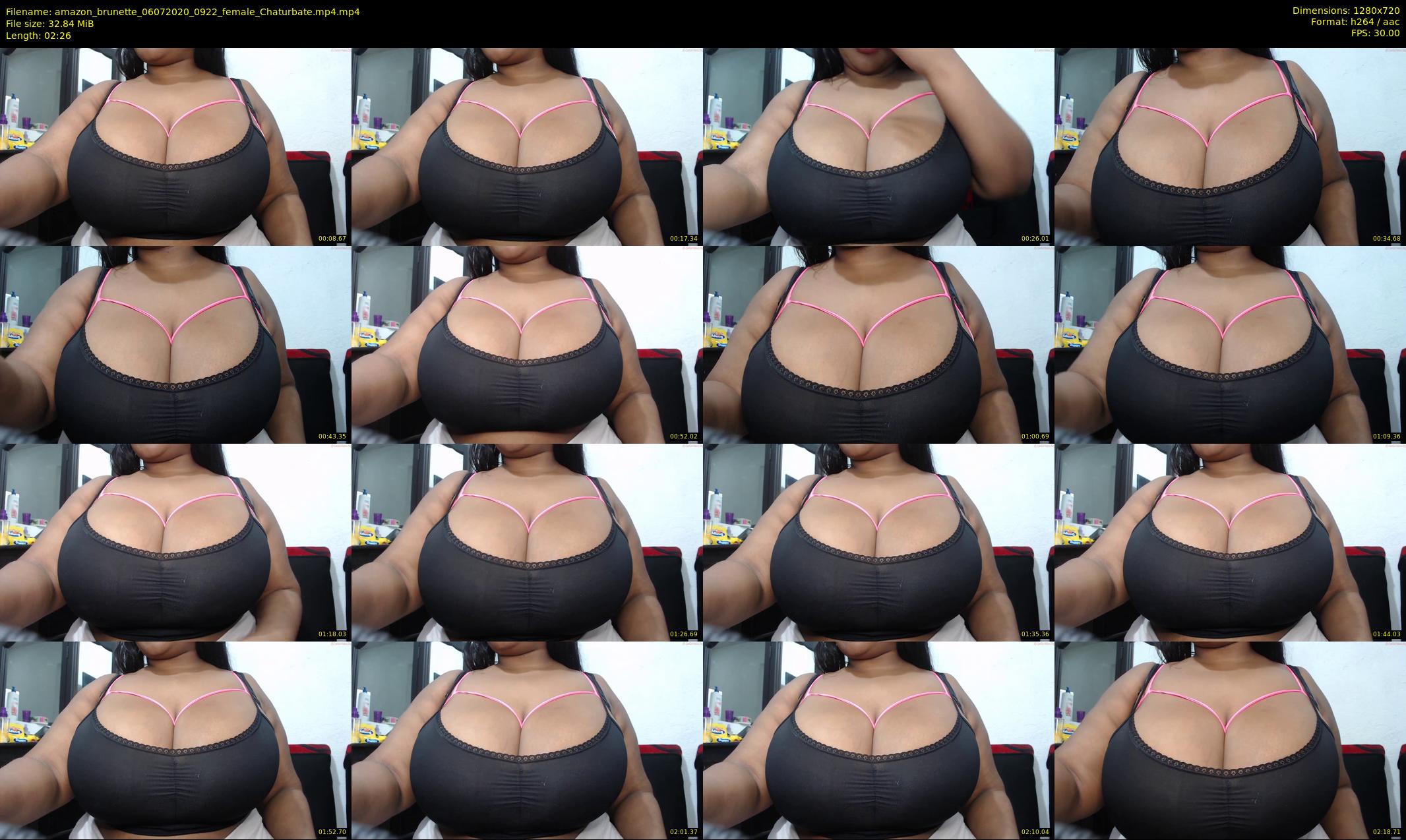amazon_brunette — 3 minute Chaturbate female cam show recording, 720p, Jul 6, 2020