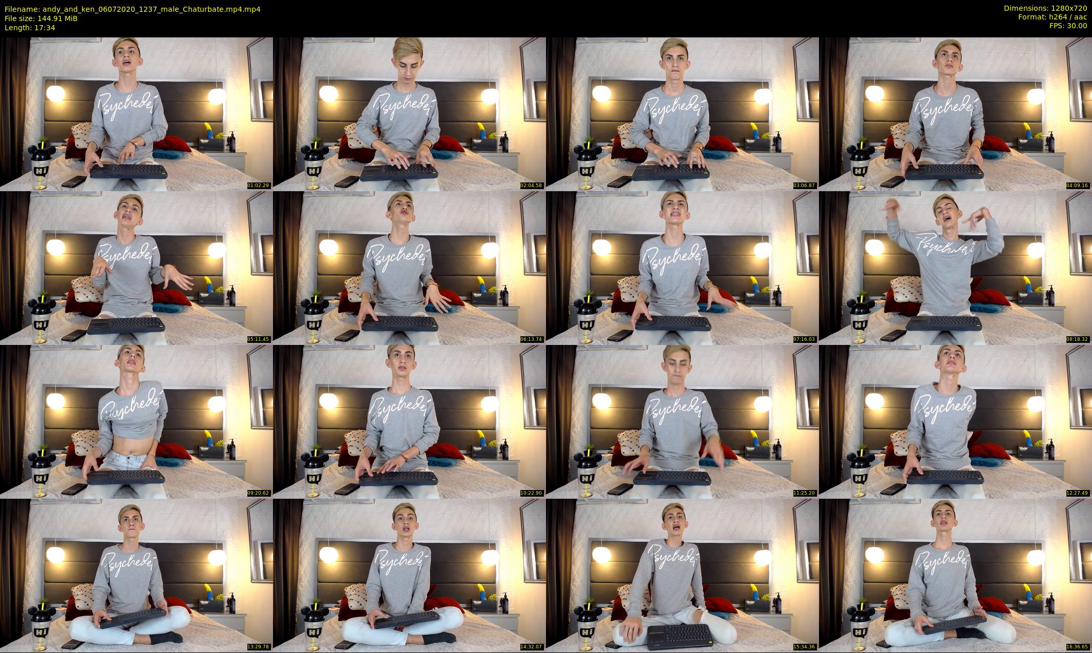 andy_and_ken — 18 minute Chaturbate male cam show recording, 720p, Jul 6, 2020